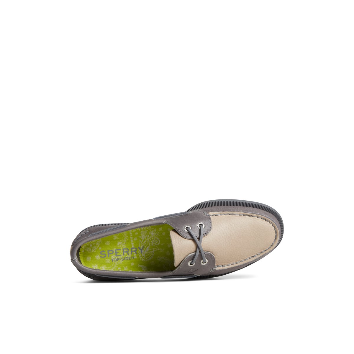 Grey Sperry Authentic Original™ Tumbled Boat Shoes | 9053146-ZI