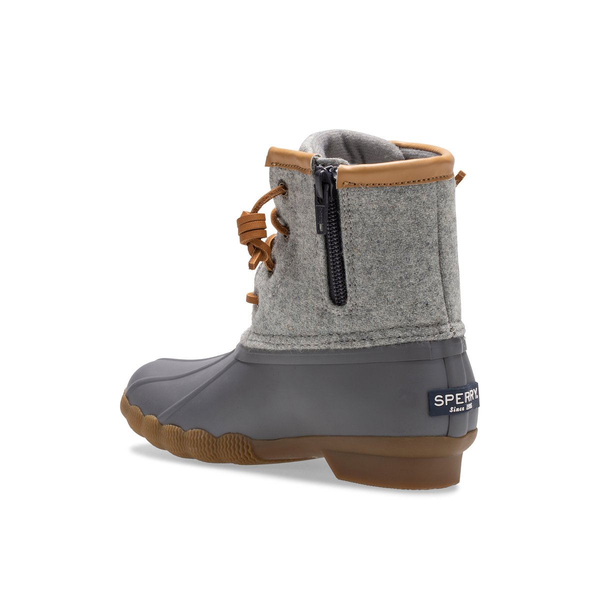 Grey Sperry Saltwater Wool Duck Boots | 9576108-NP