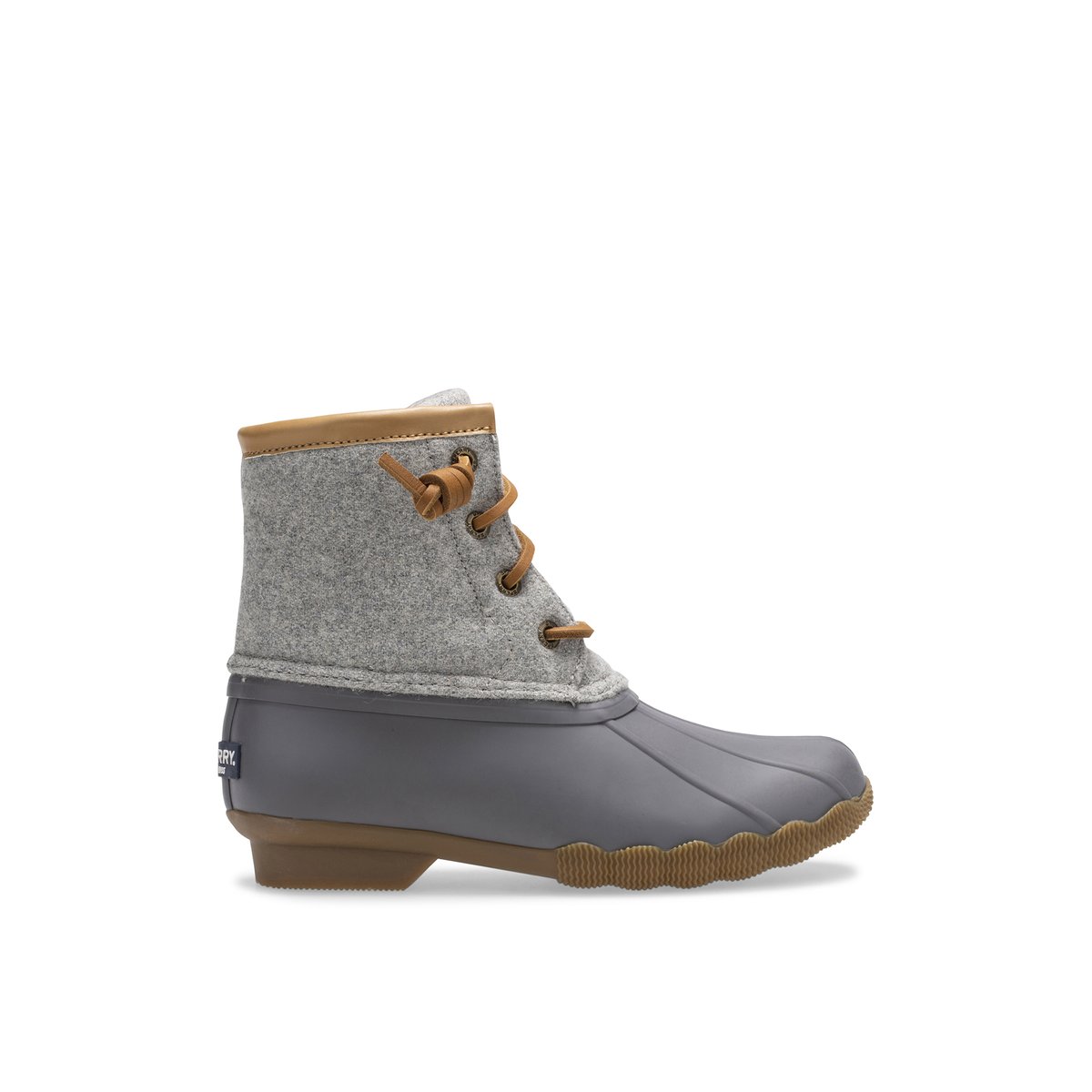 Grey Sperry Saltwater Wool Duck Boots | 9576108-NP