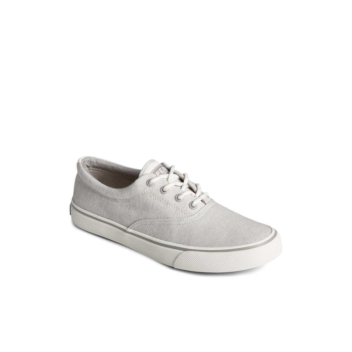 Grey Sperry Striper II Chambray Sneakers | 1308594-EX