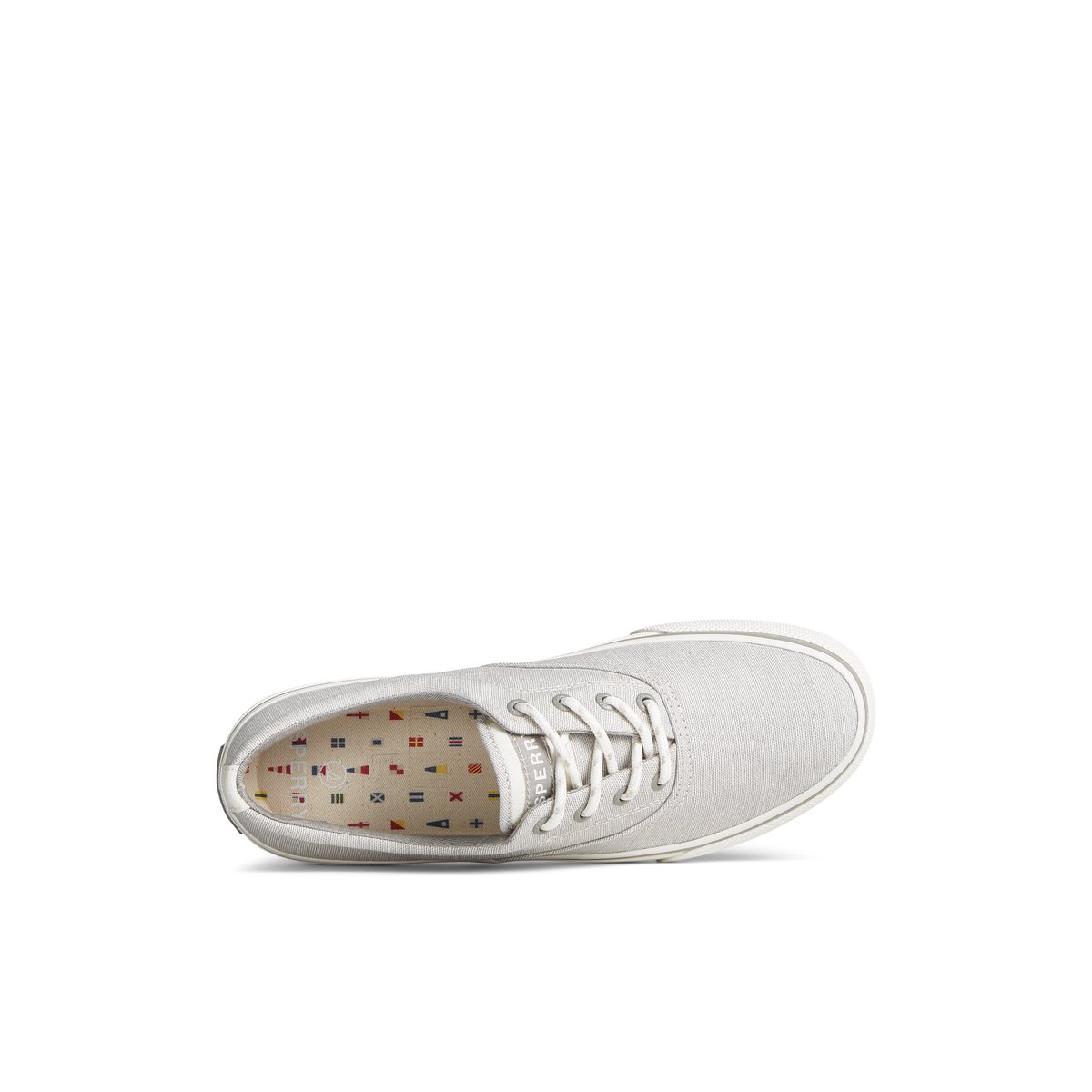 Grey Sperry Striper II Chambray Sneakers | 1308594-EX