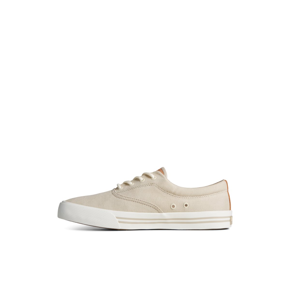 Grey Sperry Striper II Linen CVO Sneakers | 7824915-VK