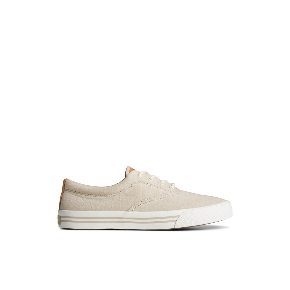 Grey Sperry Striper II Linen CVO Sneakers | 7824915-VK