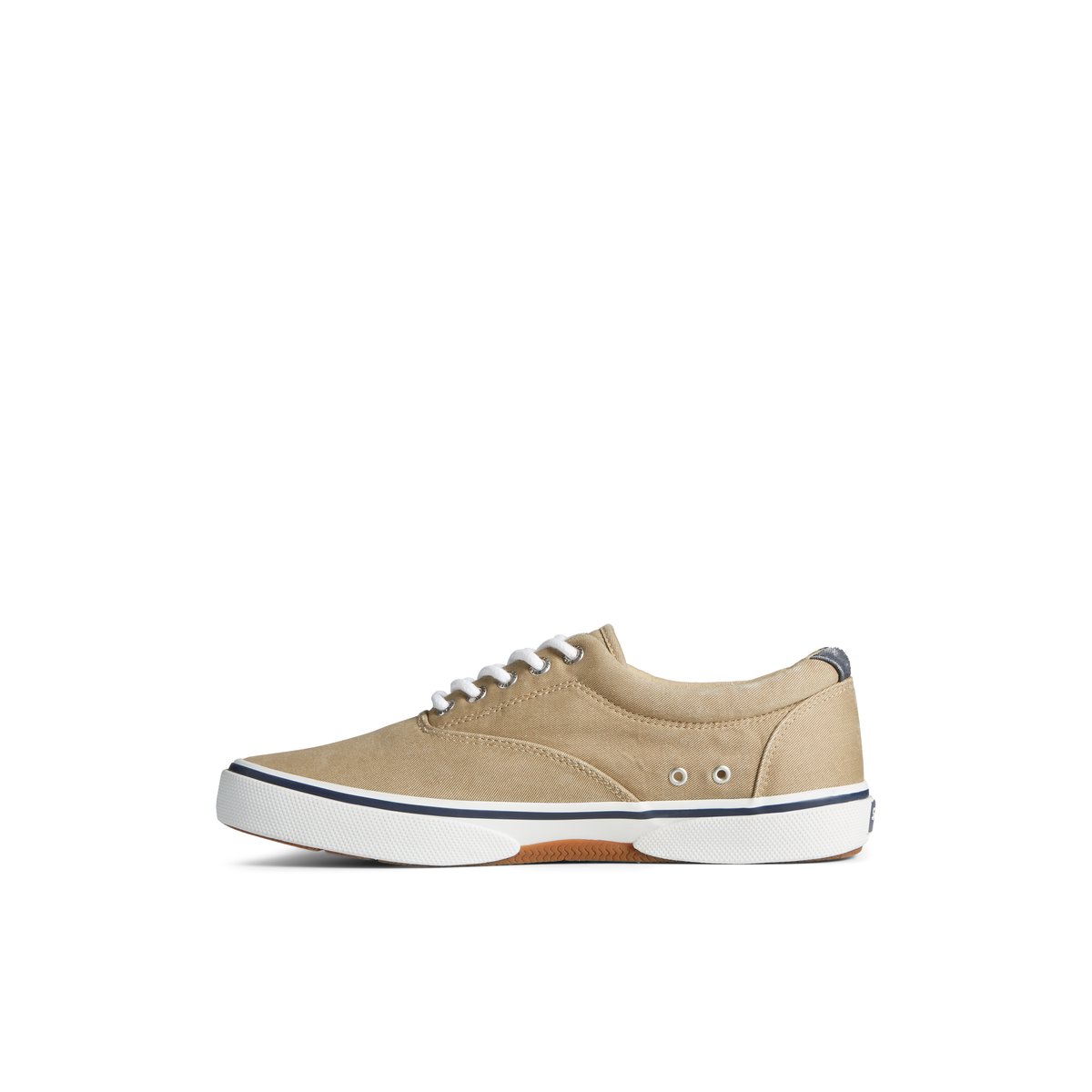 Khaki Sperry Halyard CVO Salt Washed Sneakers | 8305764-TU