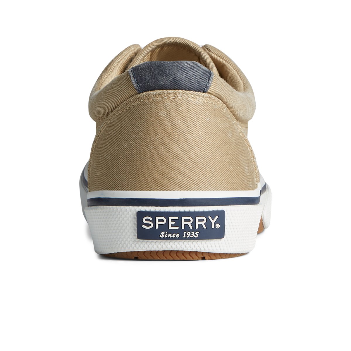 Khaki Sperry Halyard CVO Salt Washed Sneakers | 8305764-TU