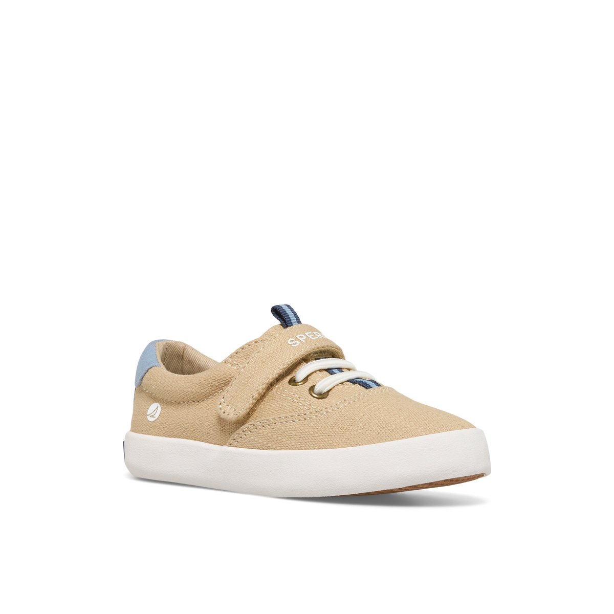 Khaki Sperry Spinnaker Junior Washable Sneakers | 6014275-GF