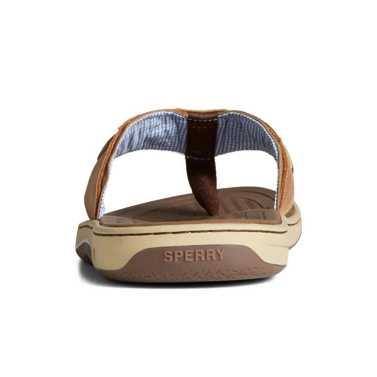 Light Brown Sperry Baitfish Flip Flops | 3468791-ZN