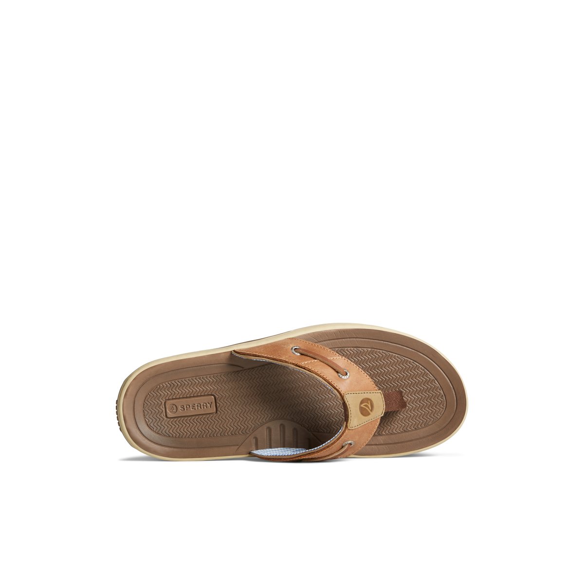 Light Brown Sperry Baitfish Flip Flops | 3468791-ZN