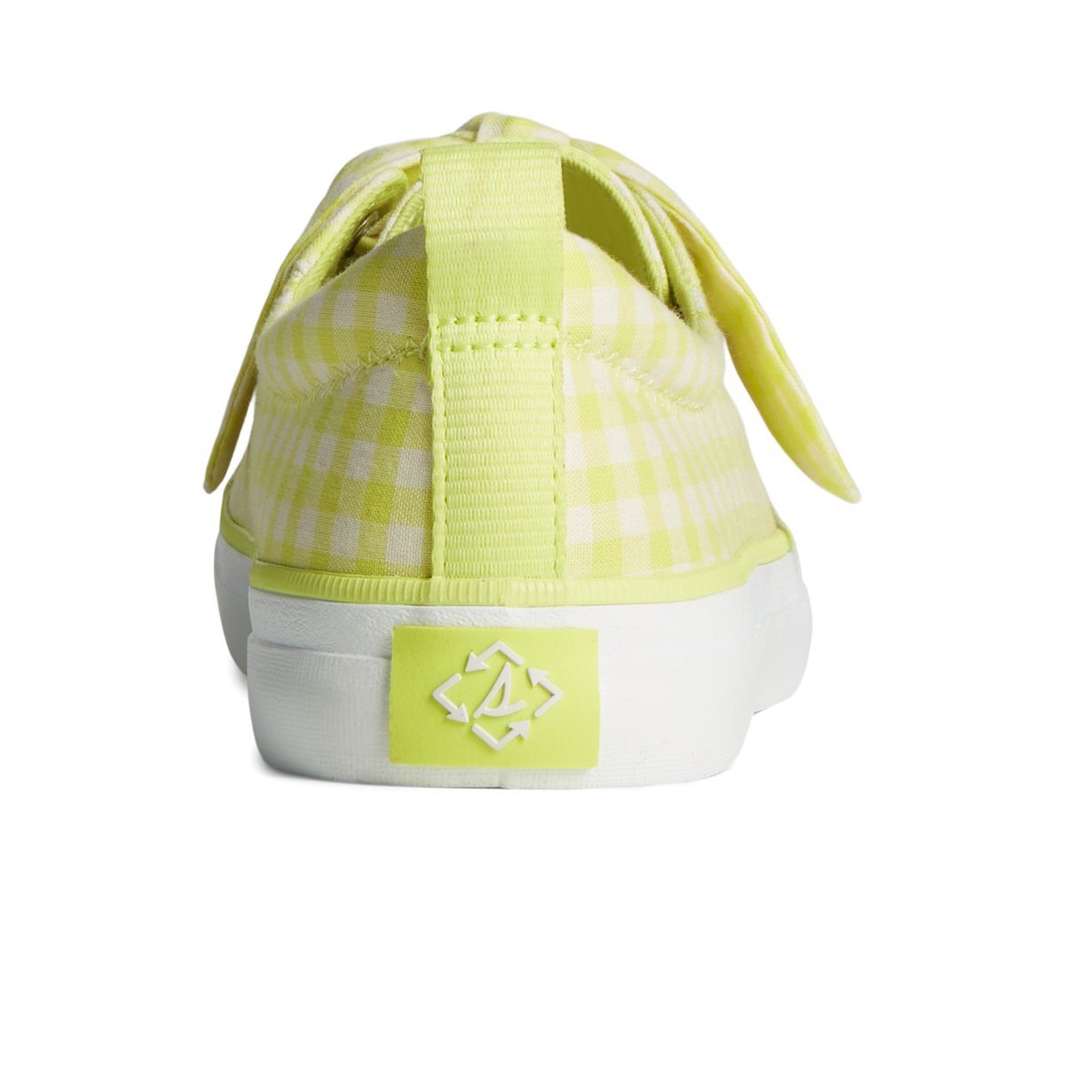 Light Green Sperry Crest Vibe Gingham Sneakers | 9341576-HX