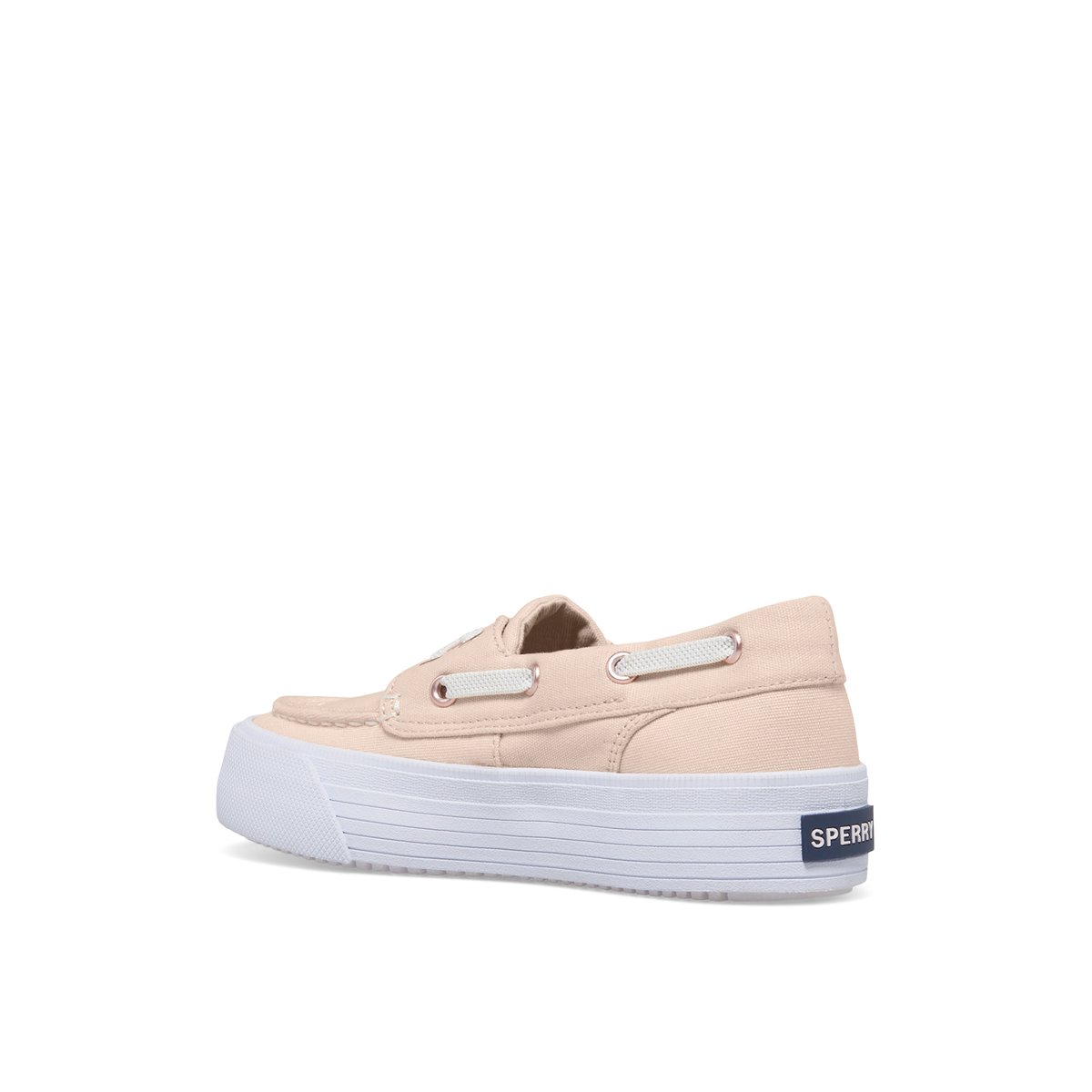 Light Red Sperry Bahama Platform Sneakers | 0578691-CK