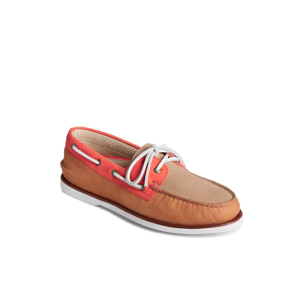 Medium Beige Sperry Gold Cup™ Authentic Original™ Tri Tone Boat Shoes | 3745216-DM