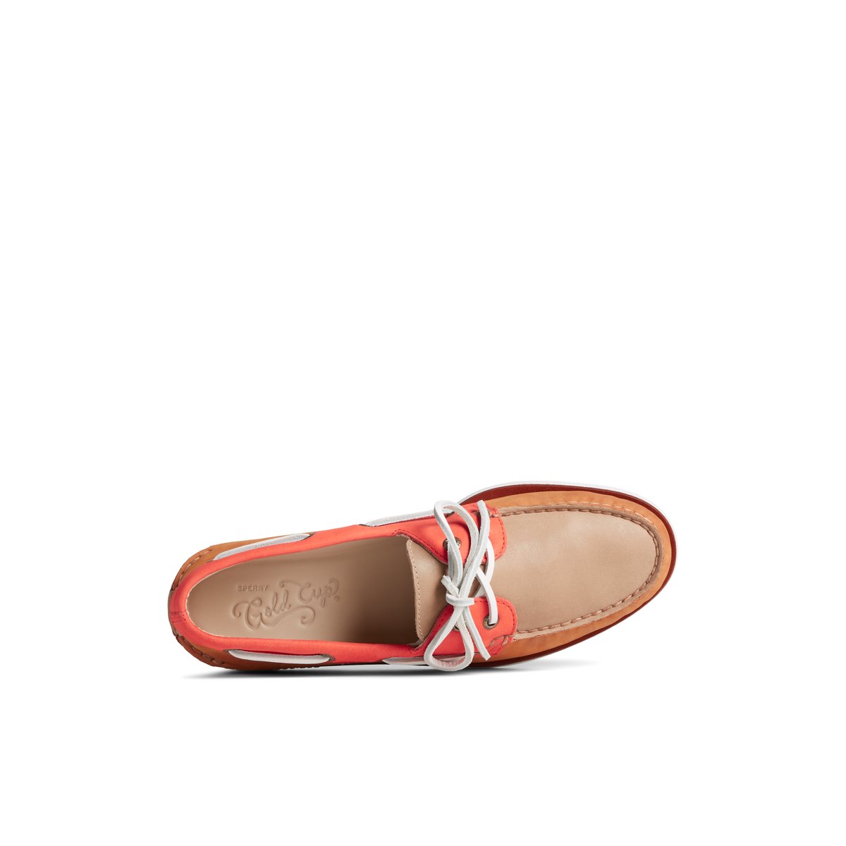 Medium Beige Sperry Gold Cup™ Authentic Original™ Tri Tone Boat Shoes | 3745216-DM