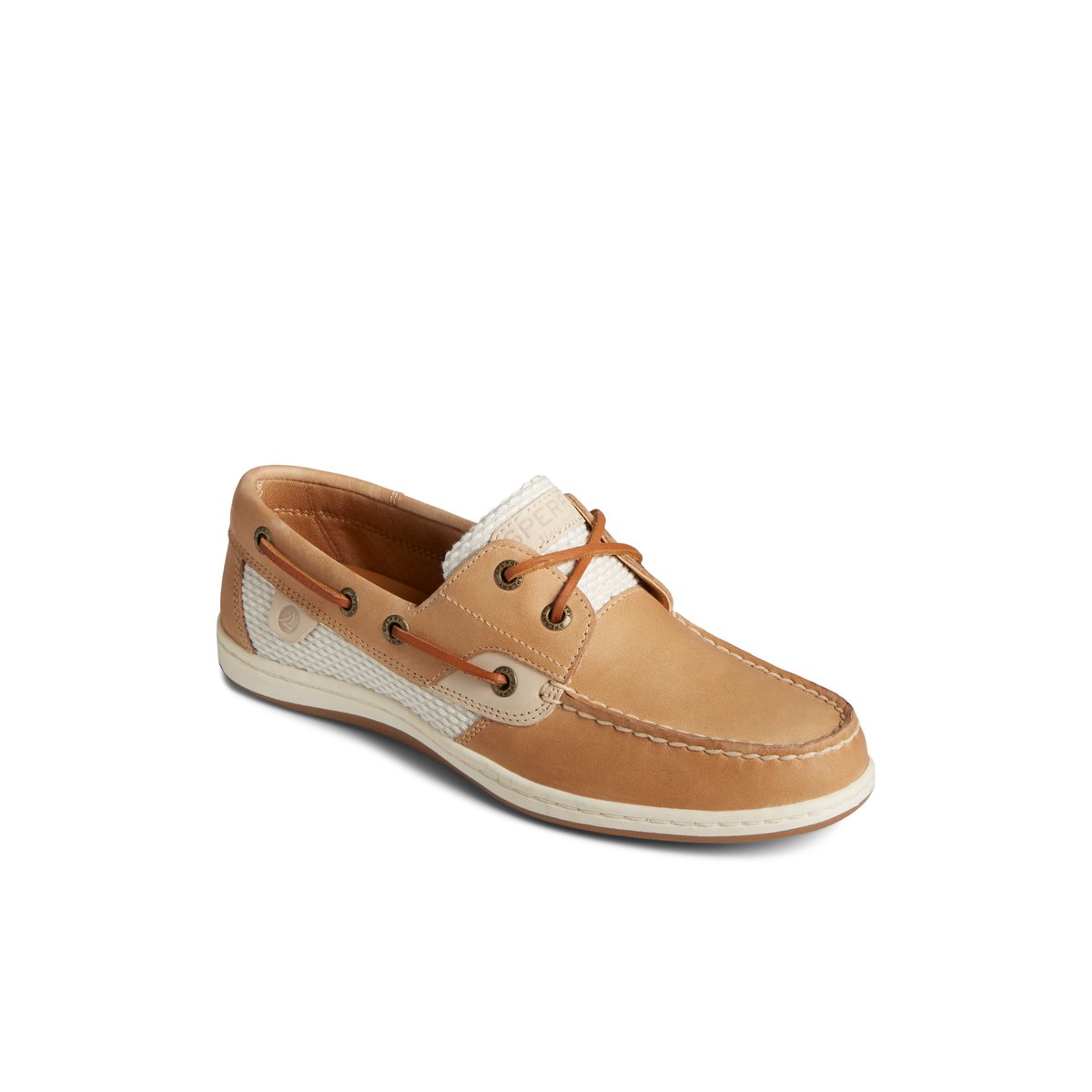 Medium Beige Sperry Koifish Two-Tone Boat Shoes | 0792345-AX