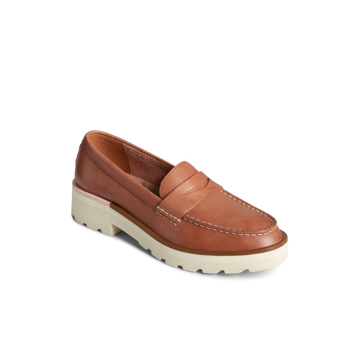 Medium Beige Sperry Lug Penny Loafer | 6549273-NZ