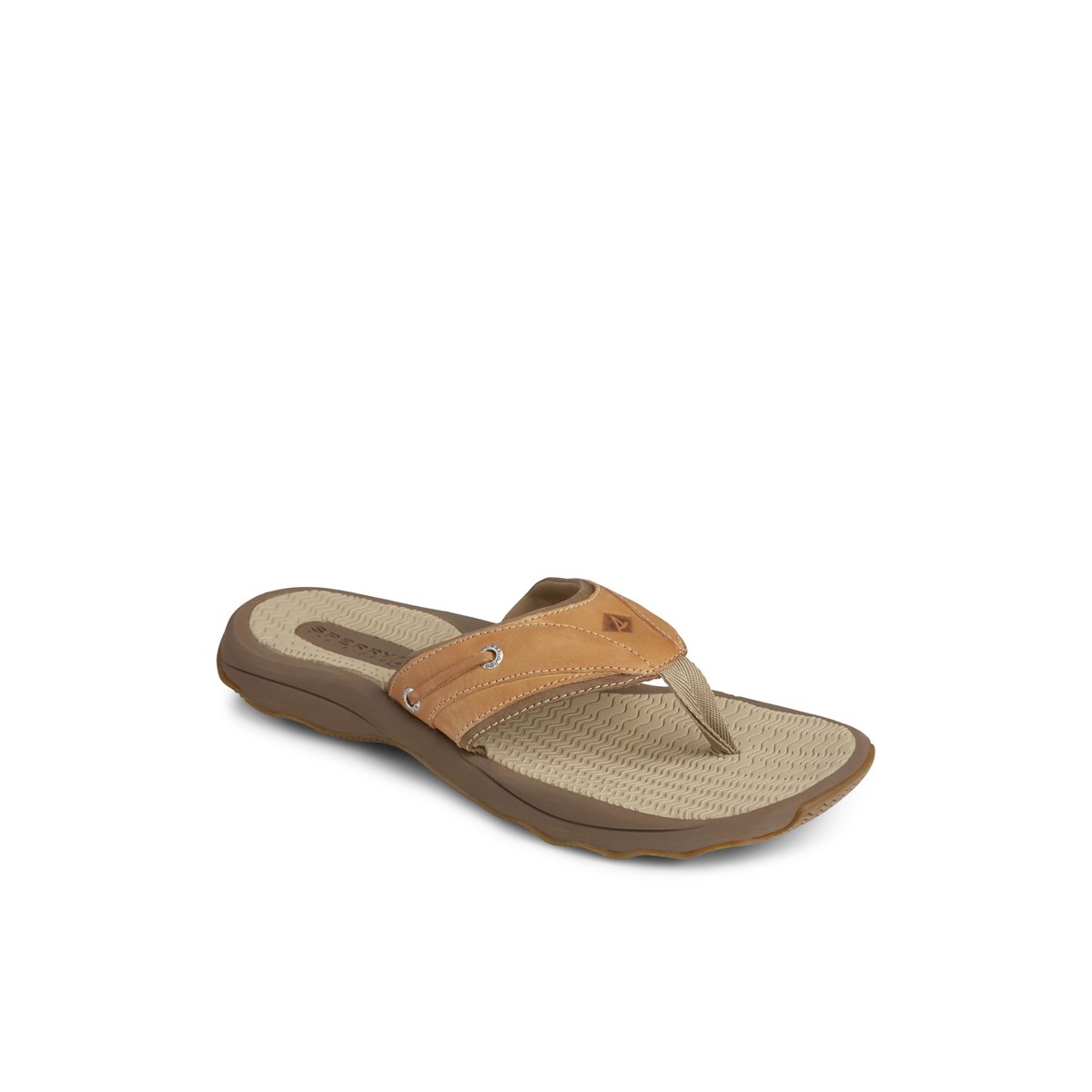 Medium Beige Sperry Outer Banks Flip Flop | 4751026-QG