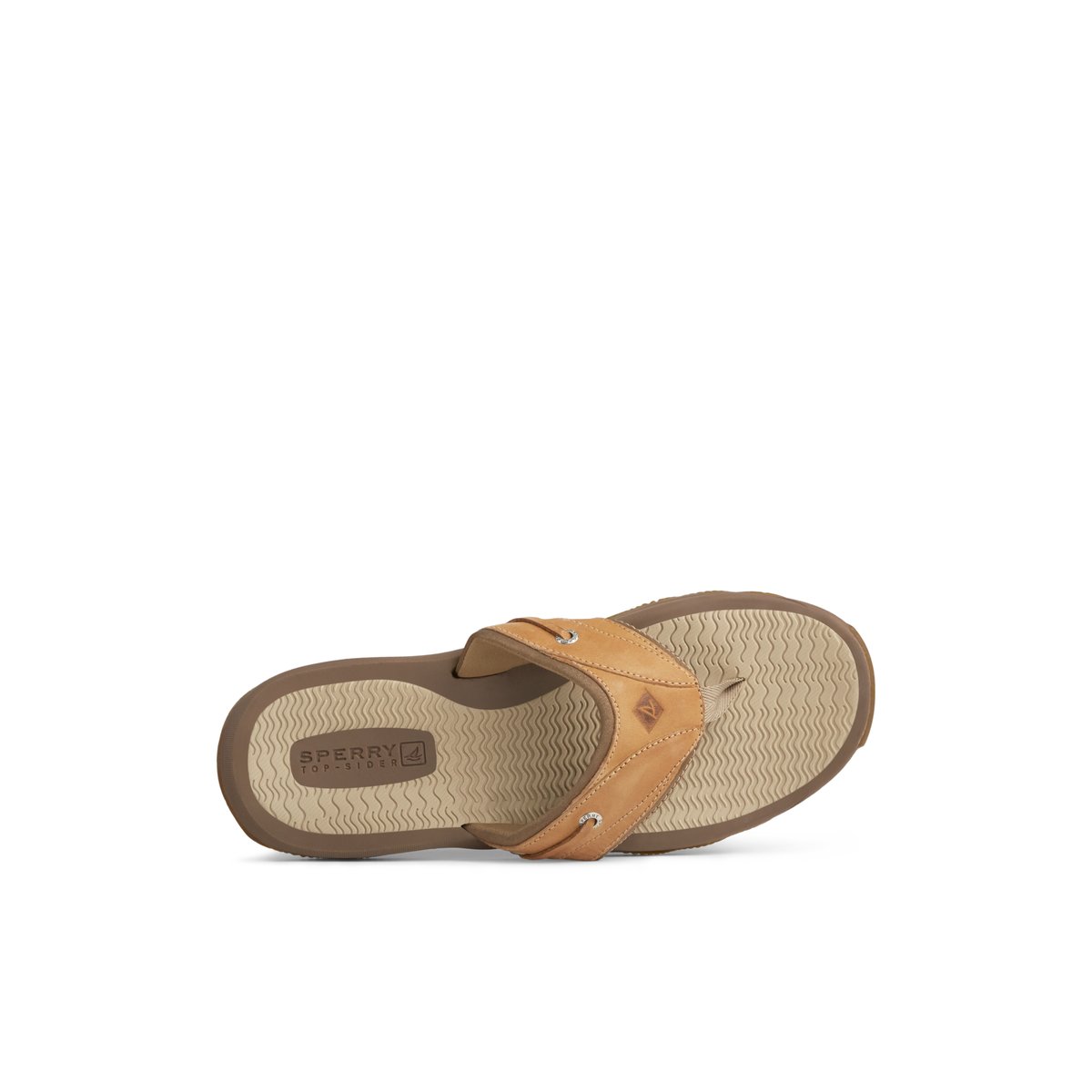 Medium Beige Sperry Outer Banks Flip Flop | 4751026-QG