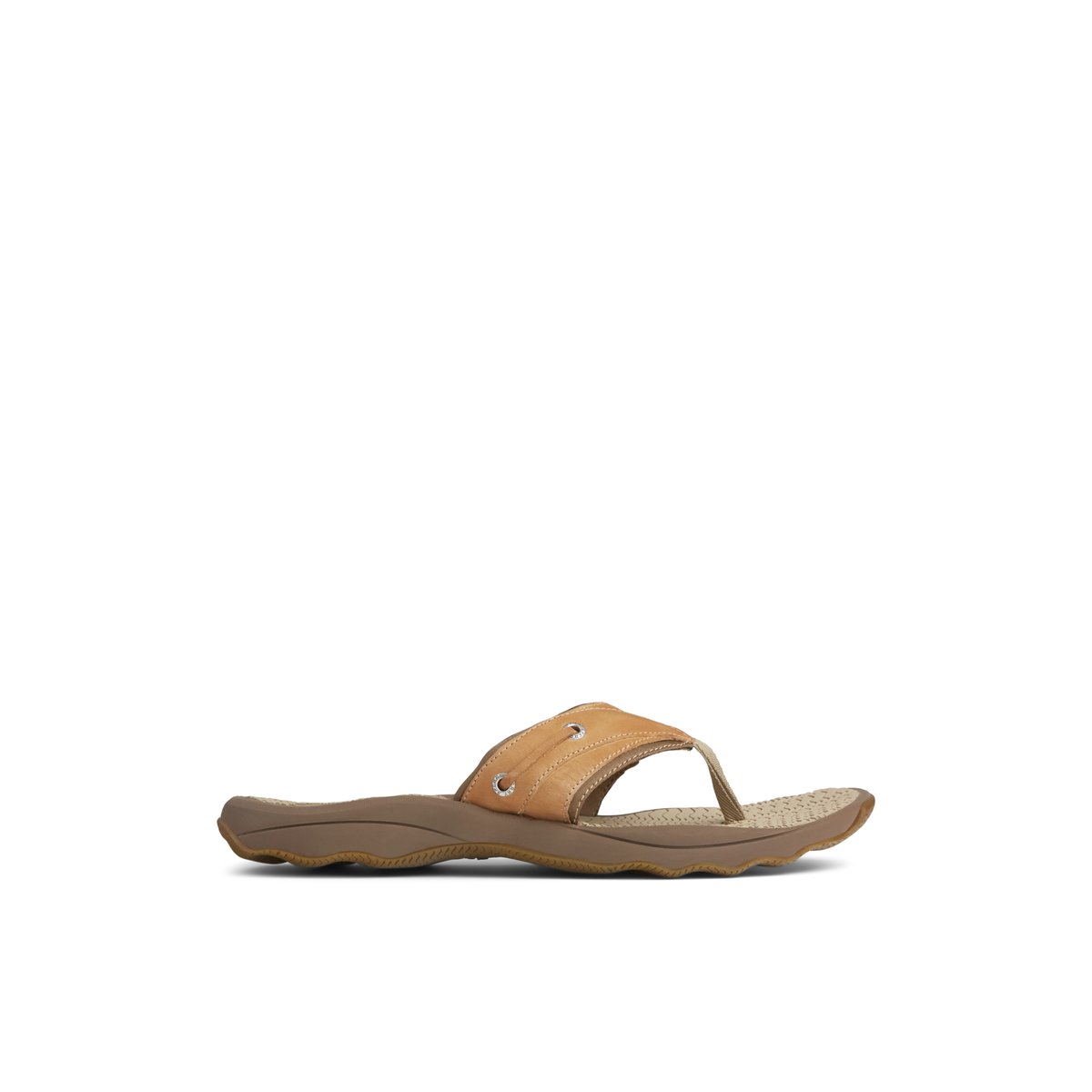 Medium Beige Sperry Outer Banks Flip Flop | 4751026-QG