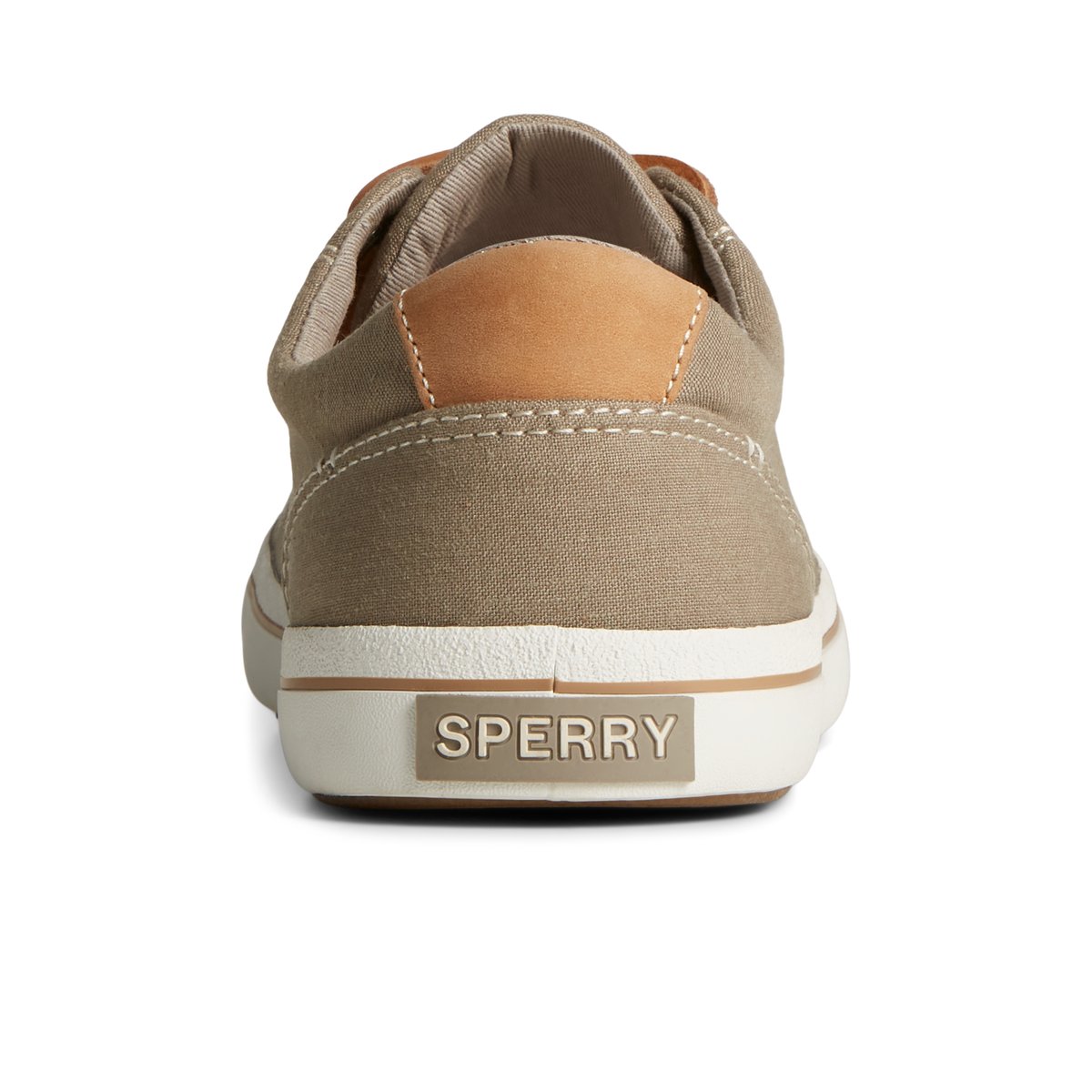 Medium Beige Sperry Striper II Linen LTT Sneakers | 0534987-TW