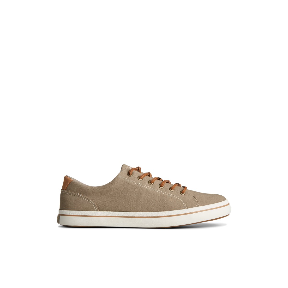 Medium Beige Sperry Striper II Linen LTT Sneakers | 0534987-TW