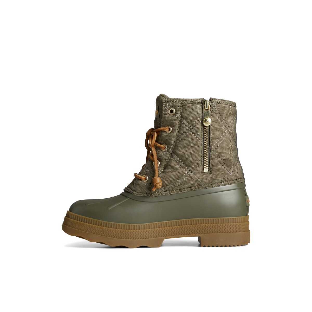 Medium Green Sperry Saltwater 2.0 Textile Duck Boots | 6301725-IM