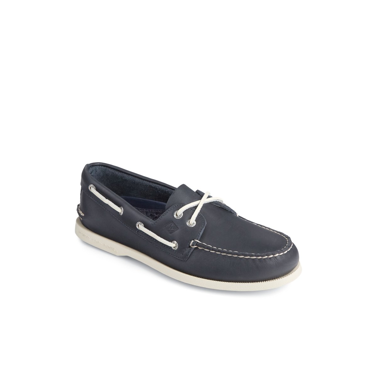 Navy Sperry Authentic Original™ Leather Boat Shoes | 6381704-GL