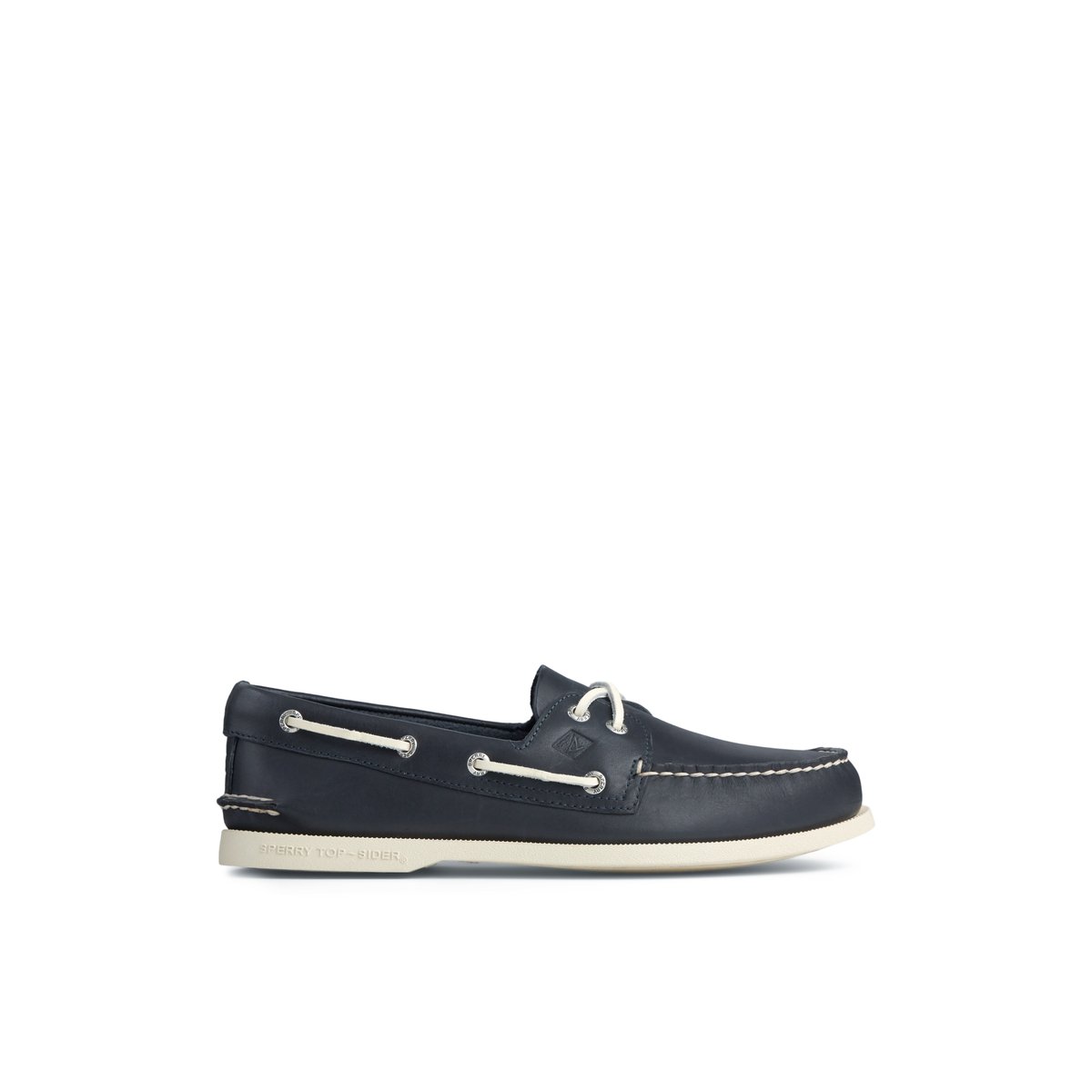 Navy Sperry Authentic Original™ Leather Boat Shoes | 6381704-GL