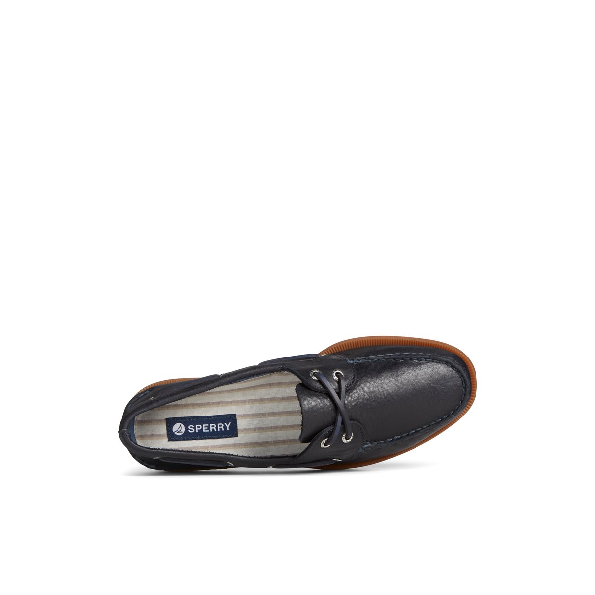 Navy Sperry Authentic Original™ Pull Up Leather Boat Shoes | 0914675-GP