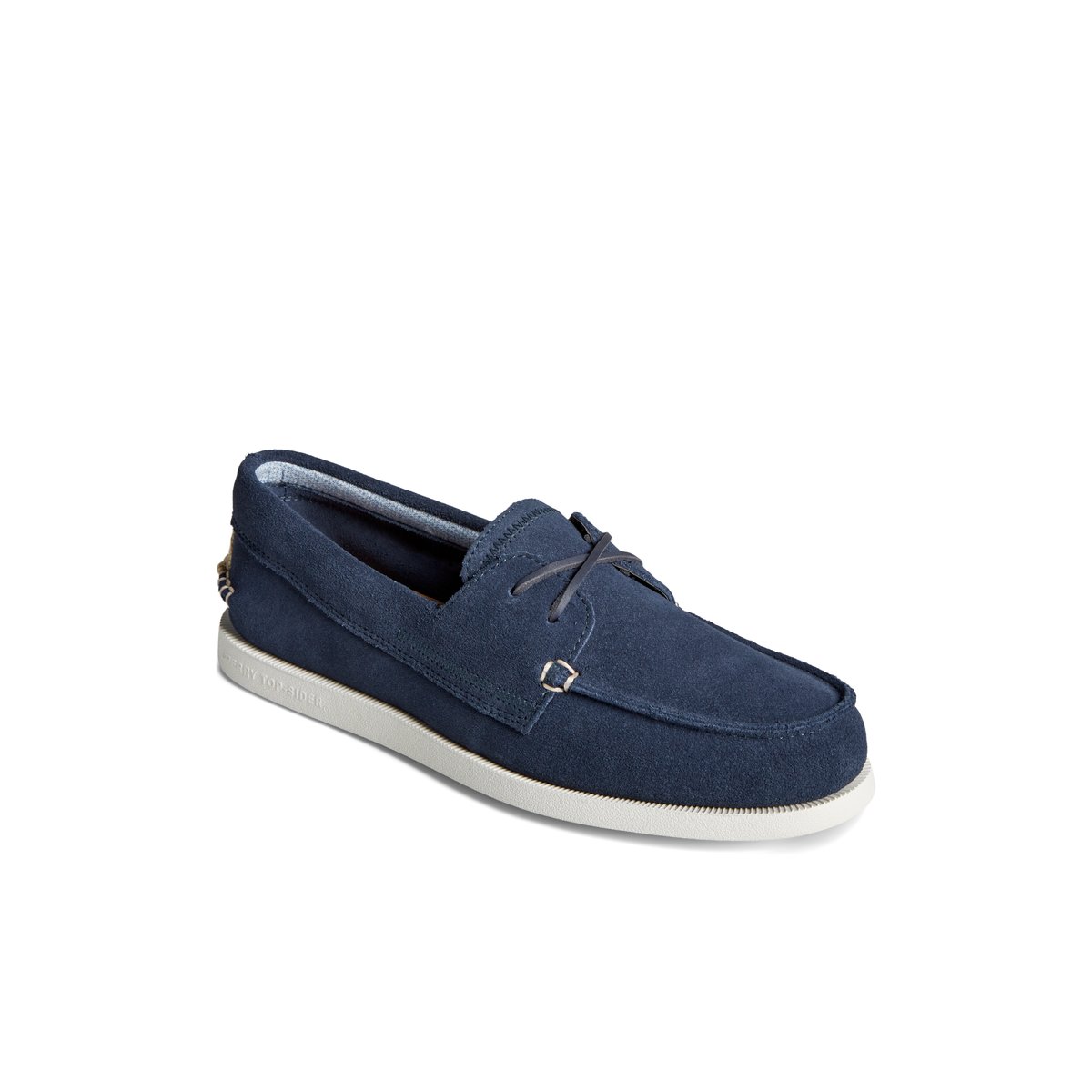 Navy Sperry Authentic Original™ Sirocco Suede Boat Shoes | 8590237-EJ