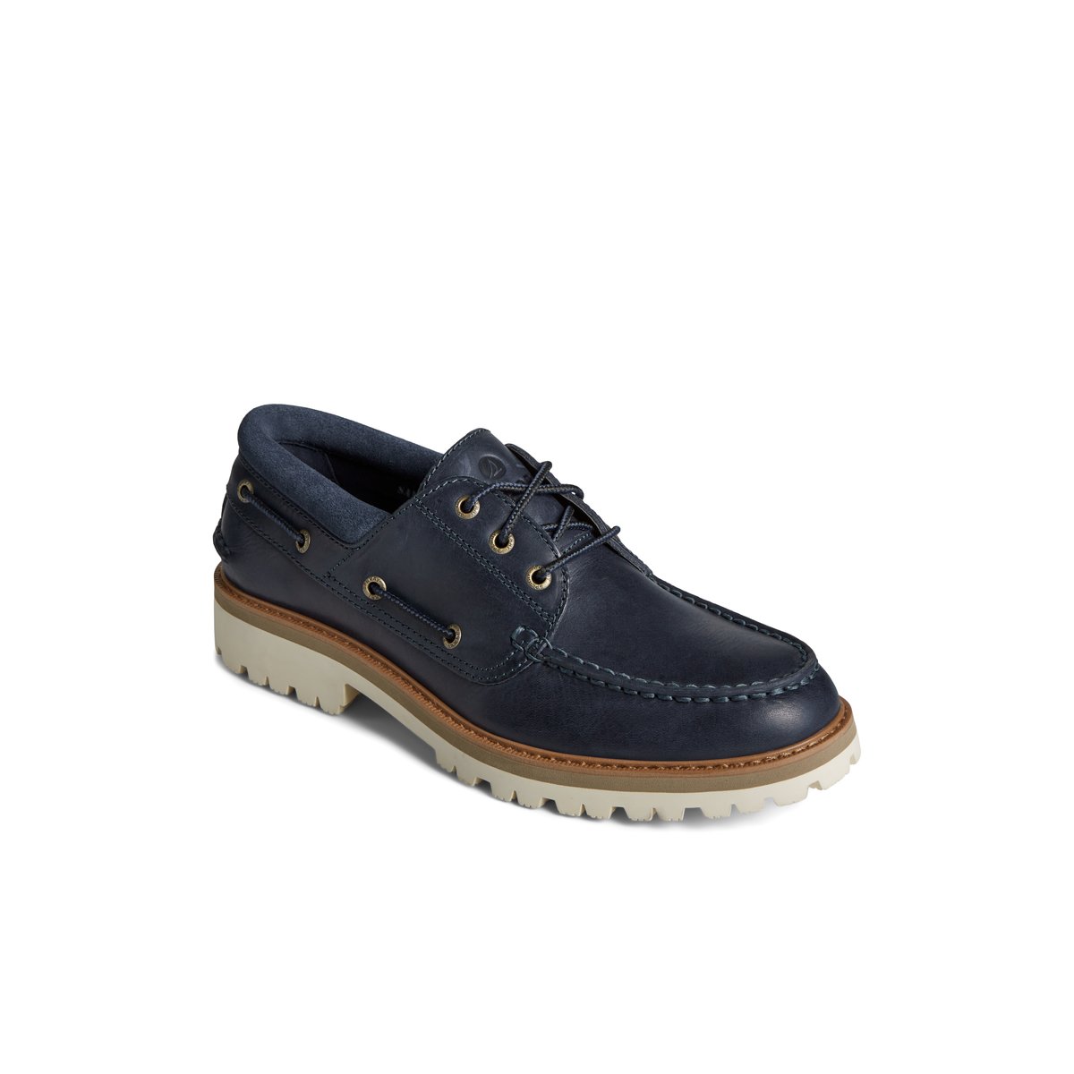 Navy Sperry Authentic Original™ Unlined Lug 3-Eye Boat Shoes | 9367028-SA