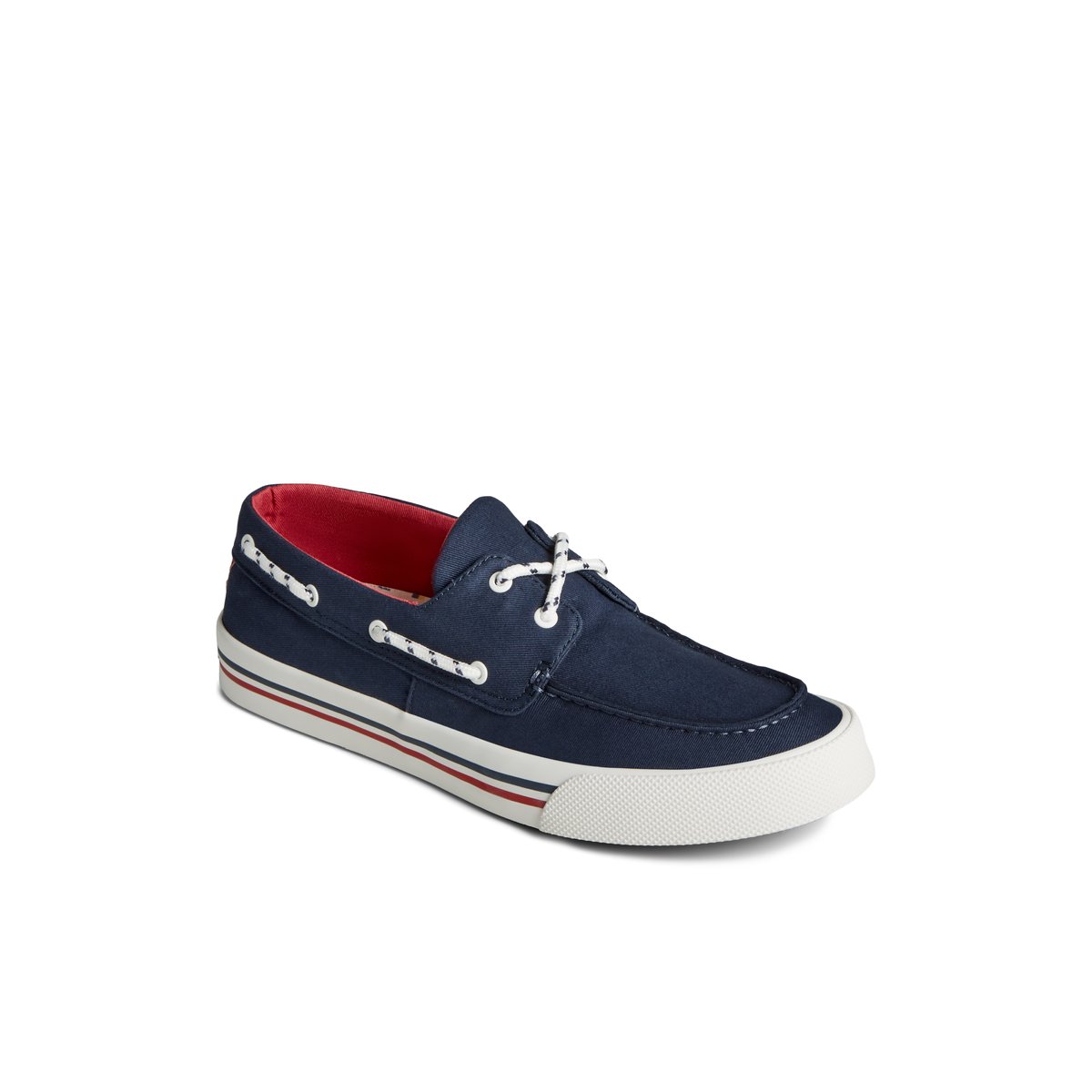 Navy Sperry Bahama II Nautical Sneakers | 2958410-KH