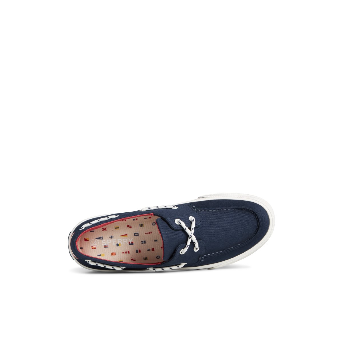 Navy Sperry Bahama II Nautical Sneakers | 2958410-KH