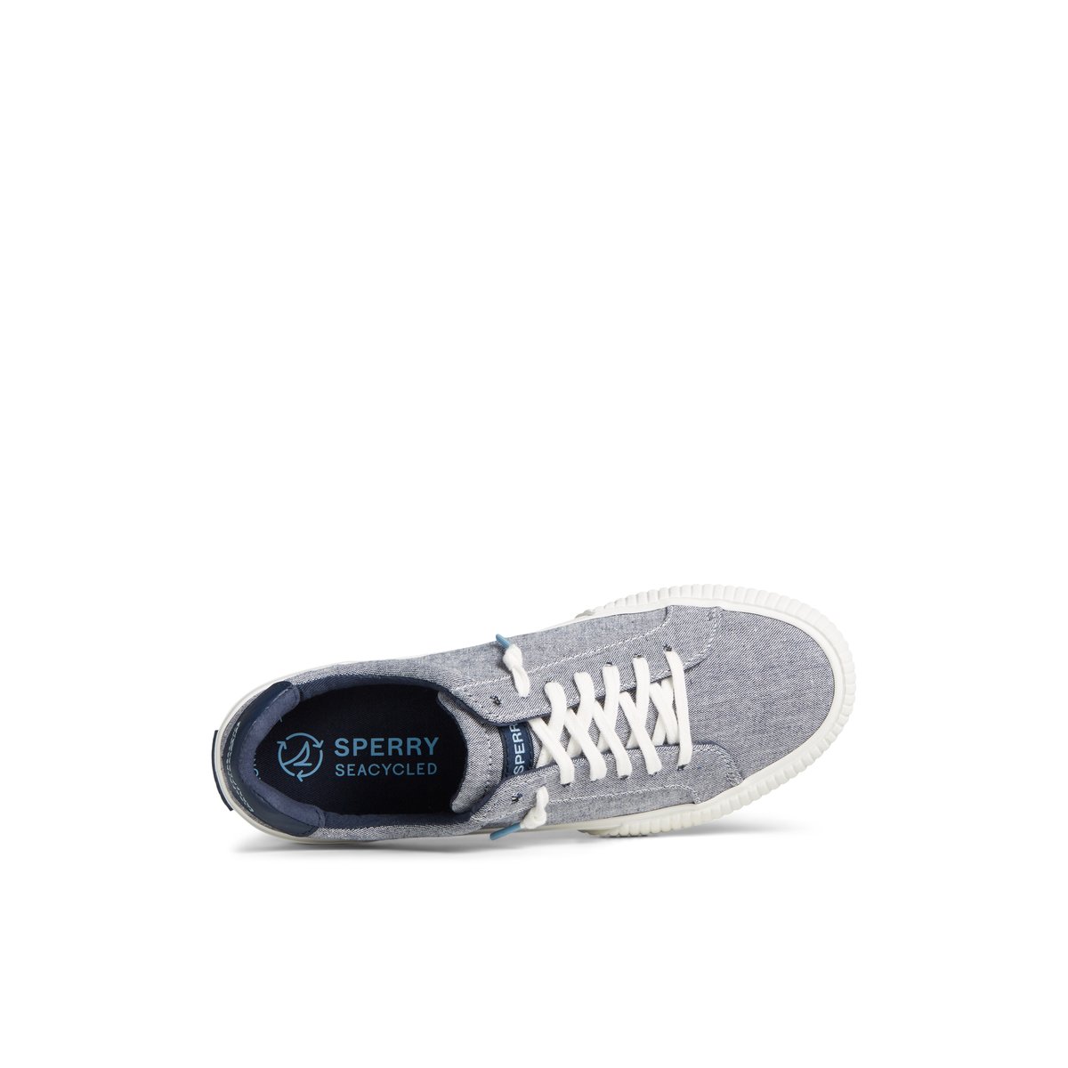 Navy Sperry Bermuda SeaCycled™ Canvas Sneakers | 5142690-RG