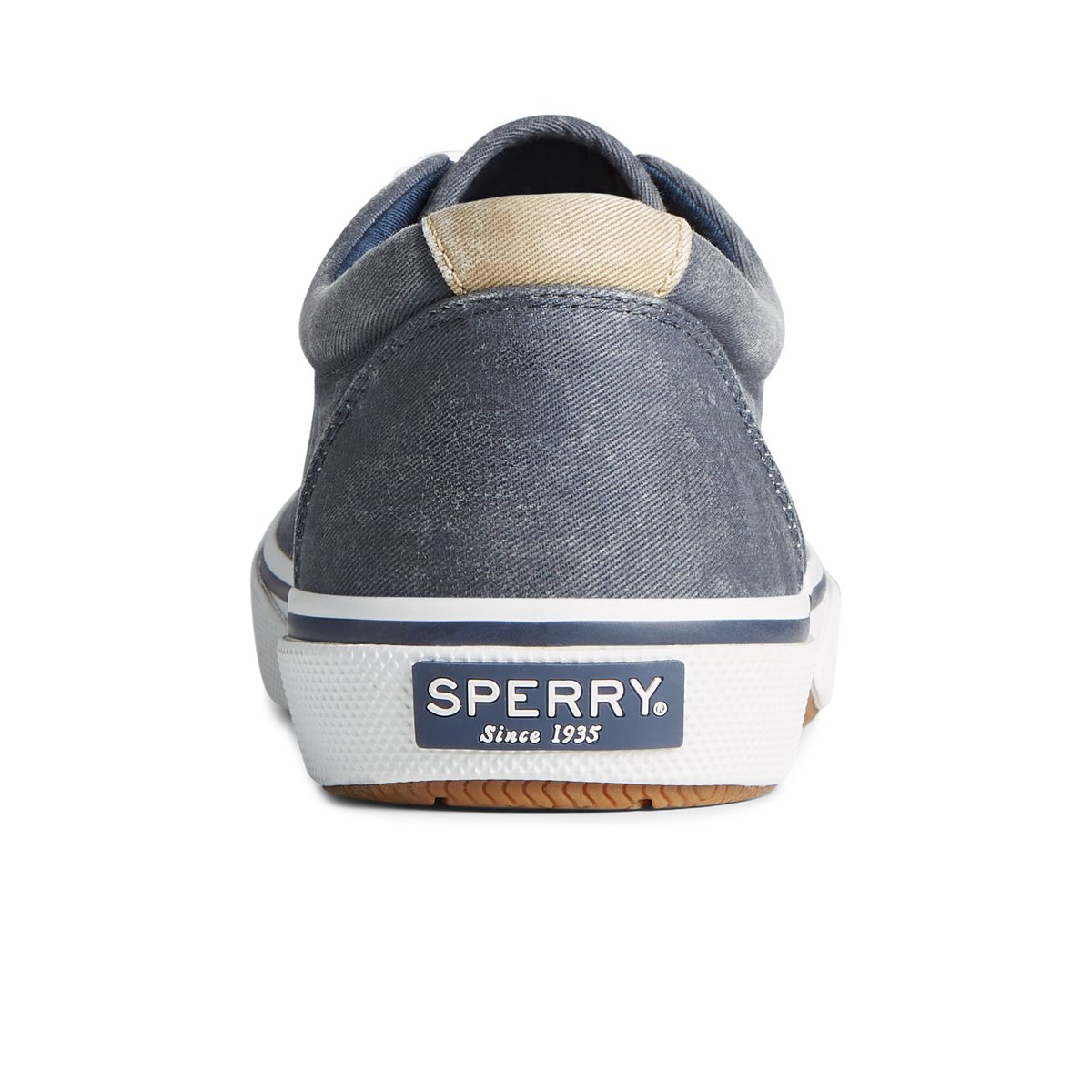 Navy Sperry Halyard CVO Salt Washed Sneakers | 9618205-UL