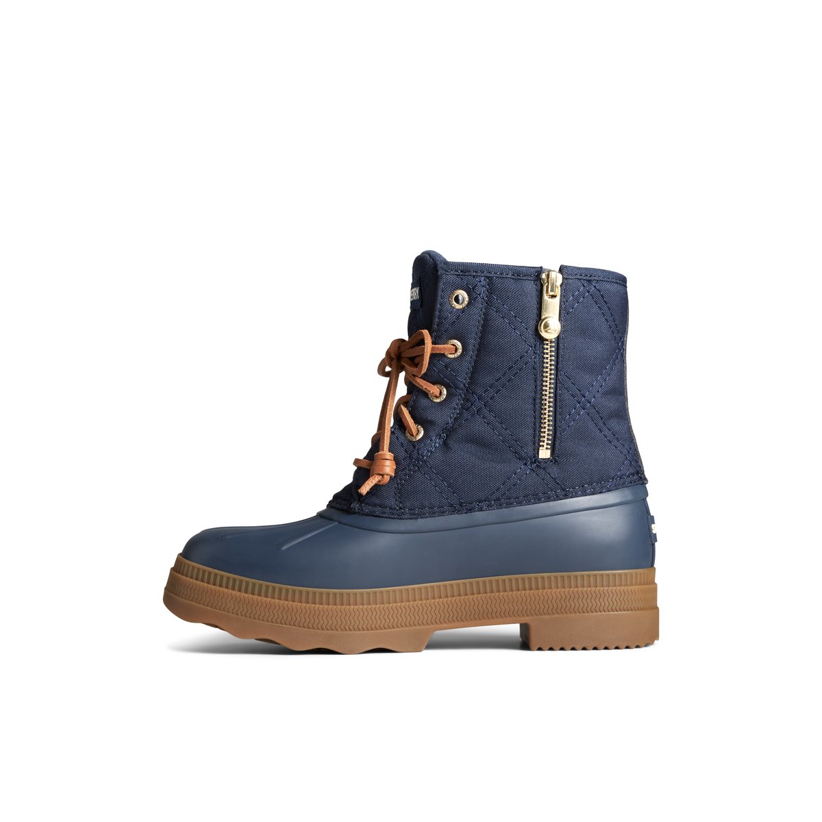 Navy Sperry Saltwater 2.0 Textile Duck Boots | 3026194-CT