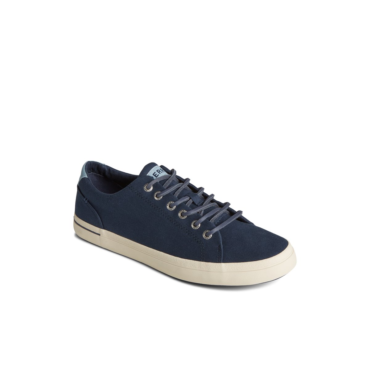 Navy Sperry SeaCycled™ Striper II Textile Sneakers | 0791658-RP