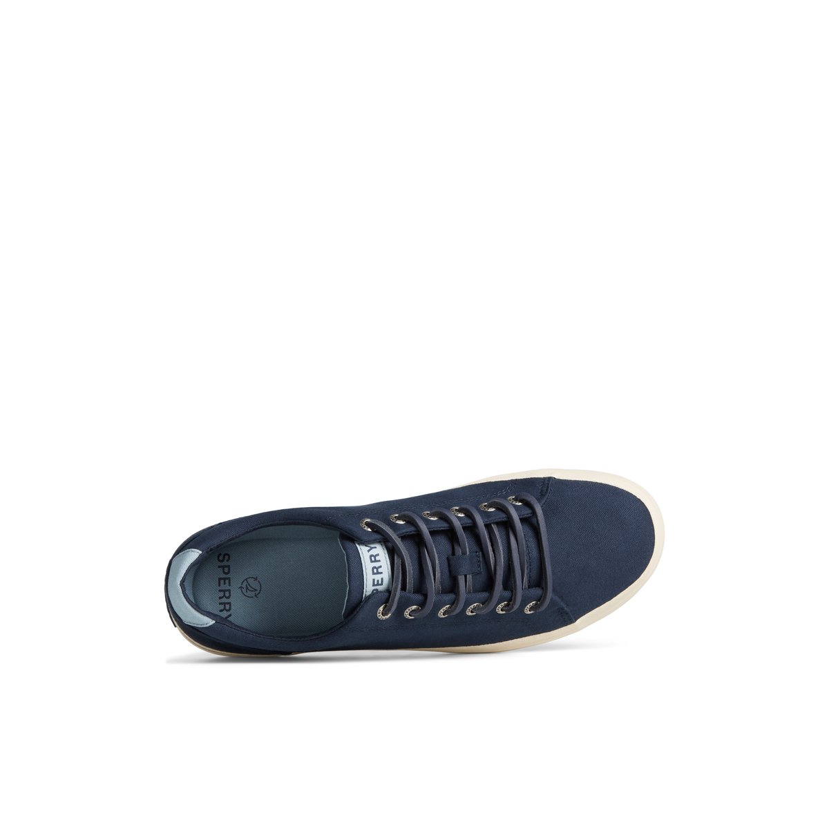 Navy Sperry SeaCycled™ Striper II Textile Sneakers | 0791658-RP