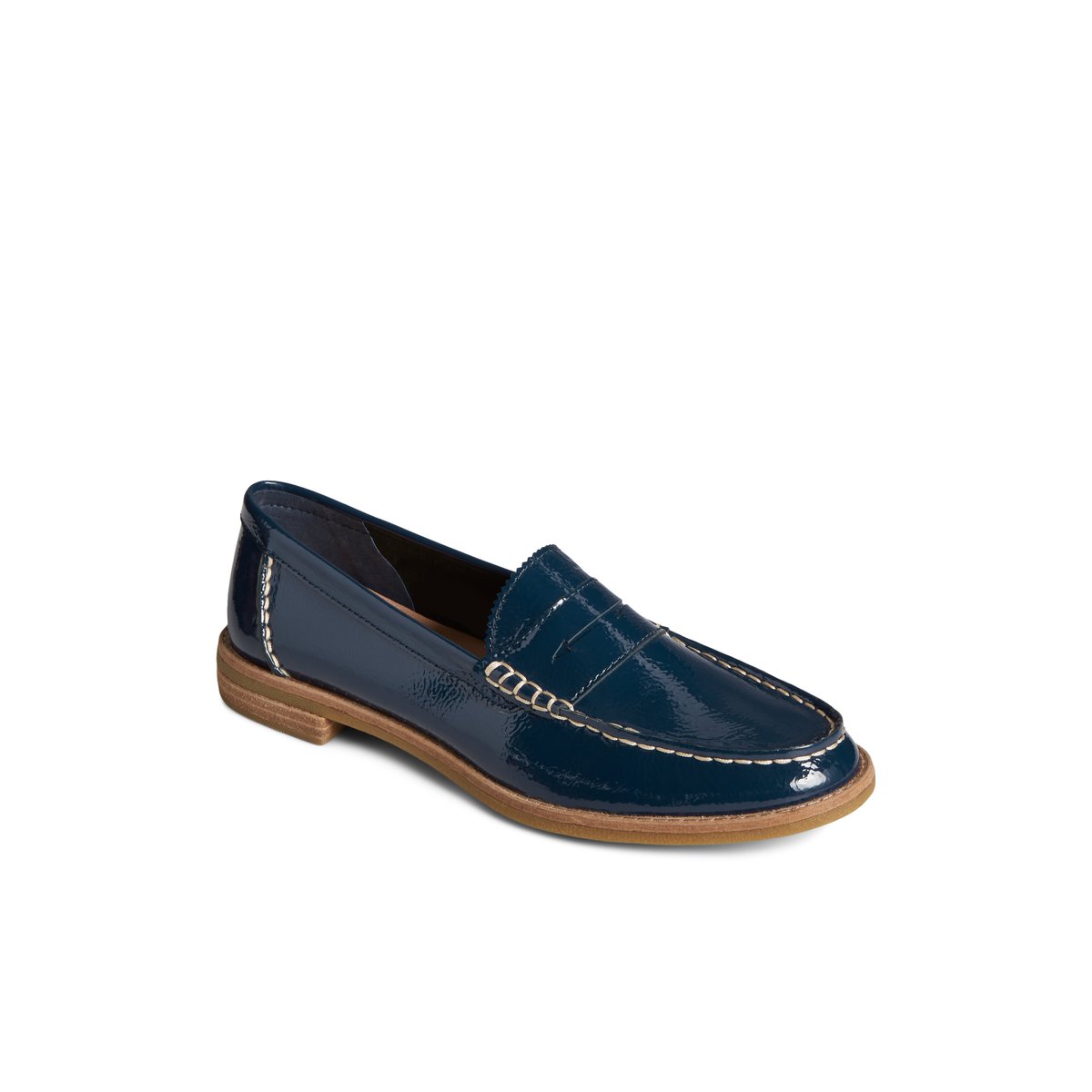 Navy Sperry Seaport Penny Leather Loafer | 7509832-AH