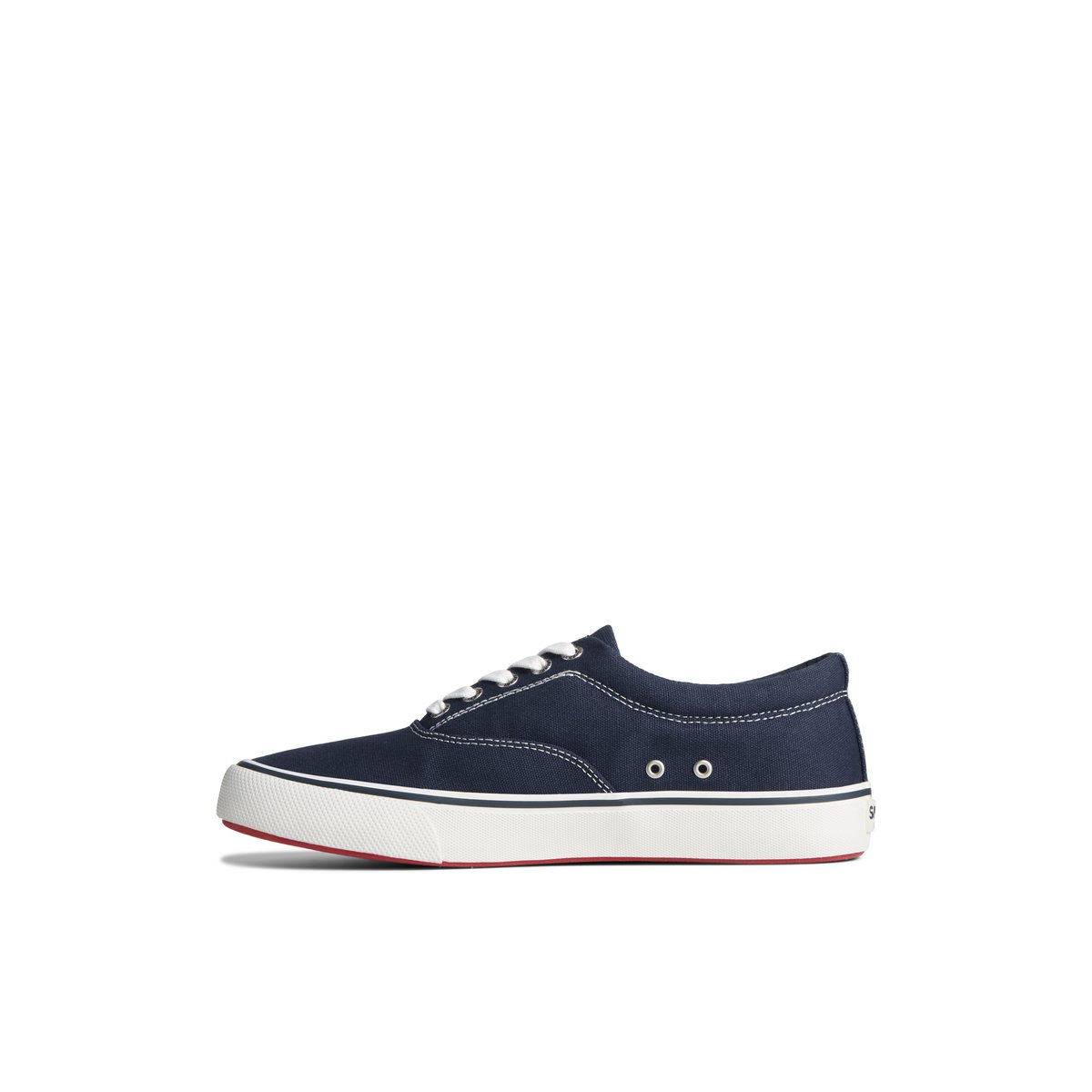 Navy Sperry Striper II Canvas CVO Sneakers | 8760142-LZ