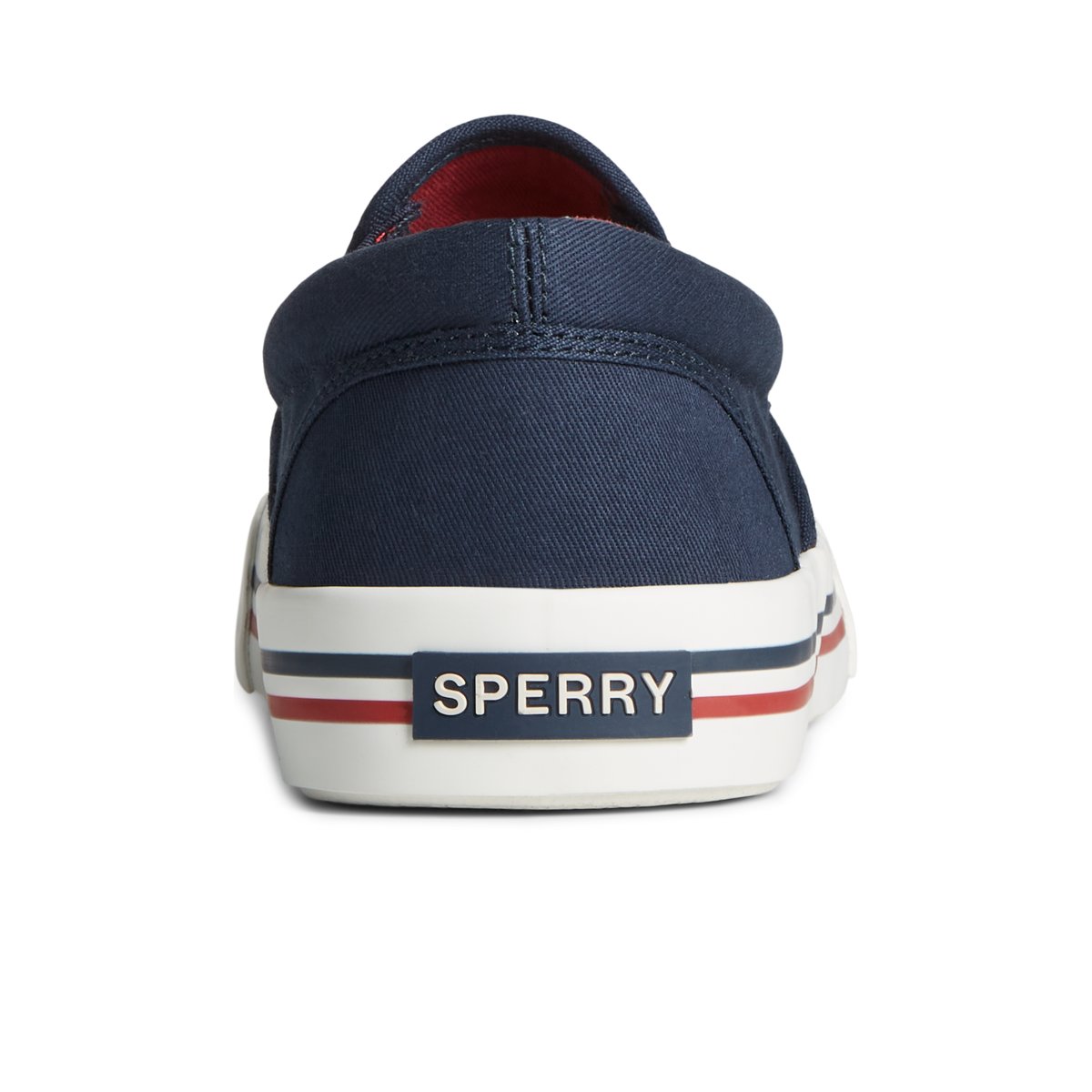 Navy Sperry Striper II Nautical Slip On Sneakers | 6317540-TE