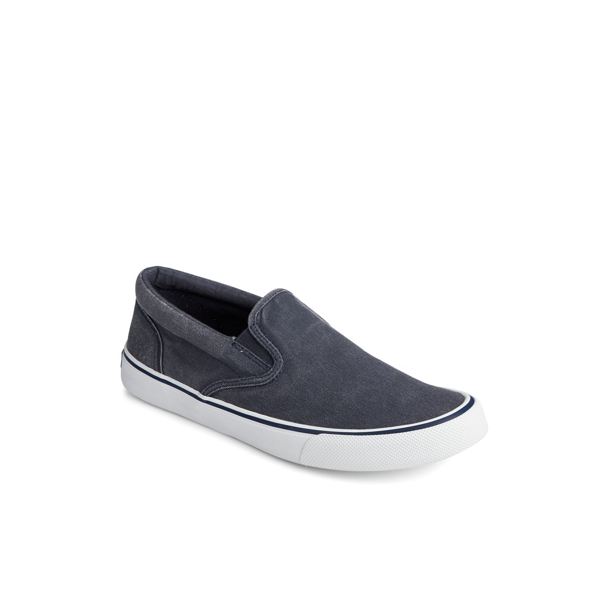 Navy Sperry Striper II Slip On Sneakers | 7851049-LK