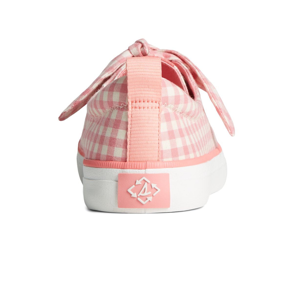 Pink Sperry Crest Vibe Gingham Sneakers | 4973251-VI