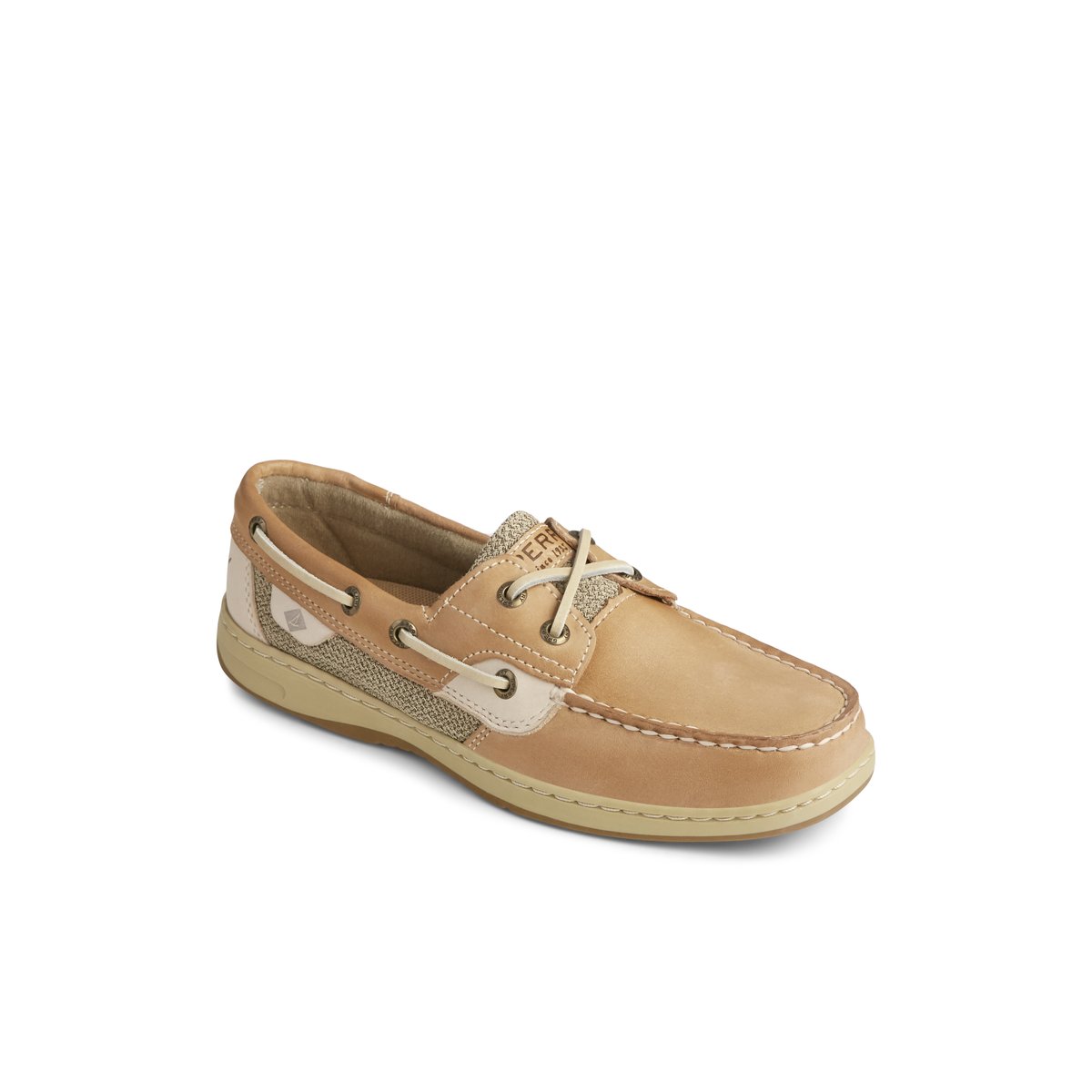 White/Multi Sperry Bluefish 2-Eye Boat Shoes | 9483652-VQ