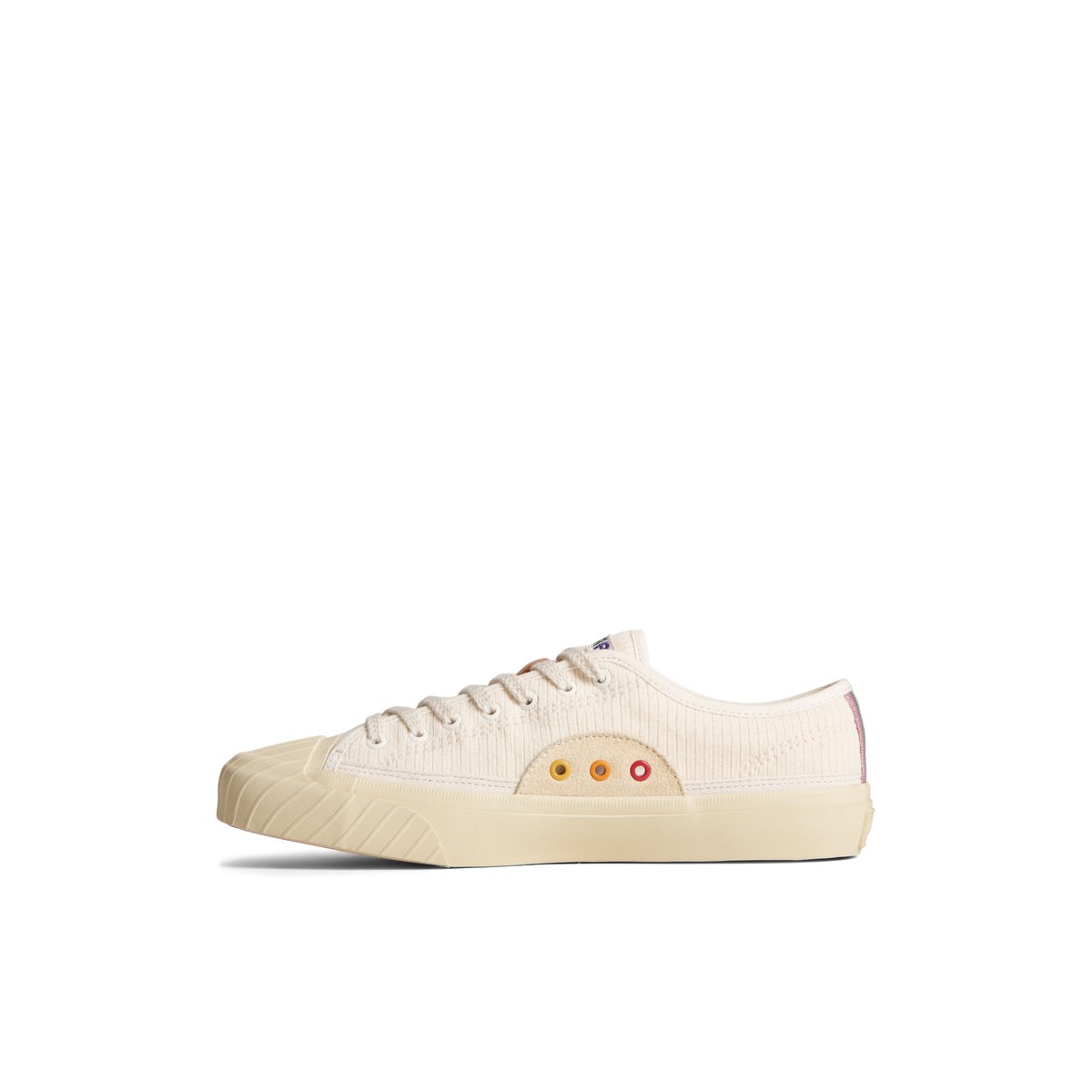 White Overflow Sperry Racquet Oxford Pride Sneakers | 1256743-YN