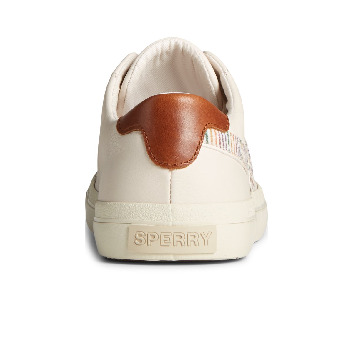 White Overflow Sperry Sandy Pride Sneakers | 2509786-AX