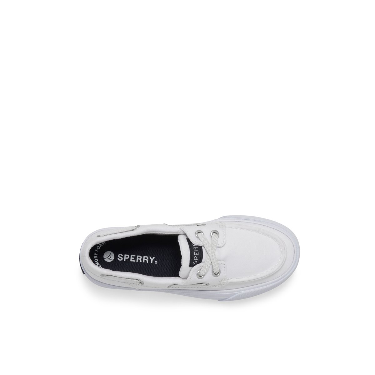 White Sperry Bahama Platform Sneakers | 2807136-PF