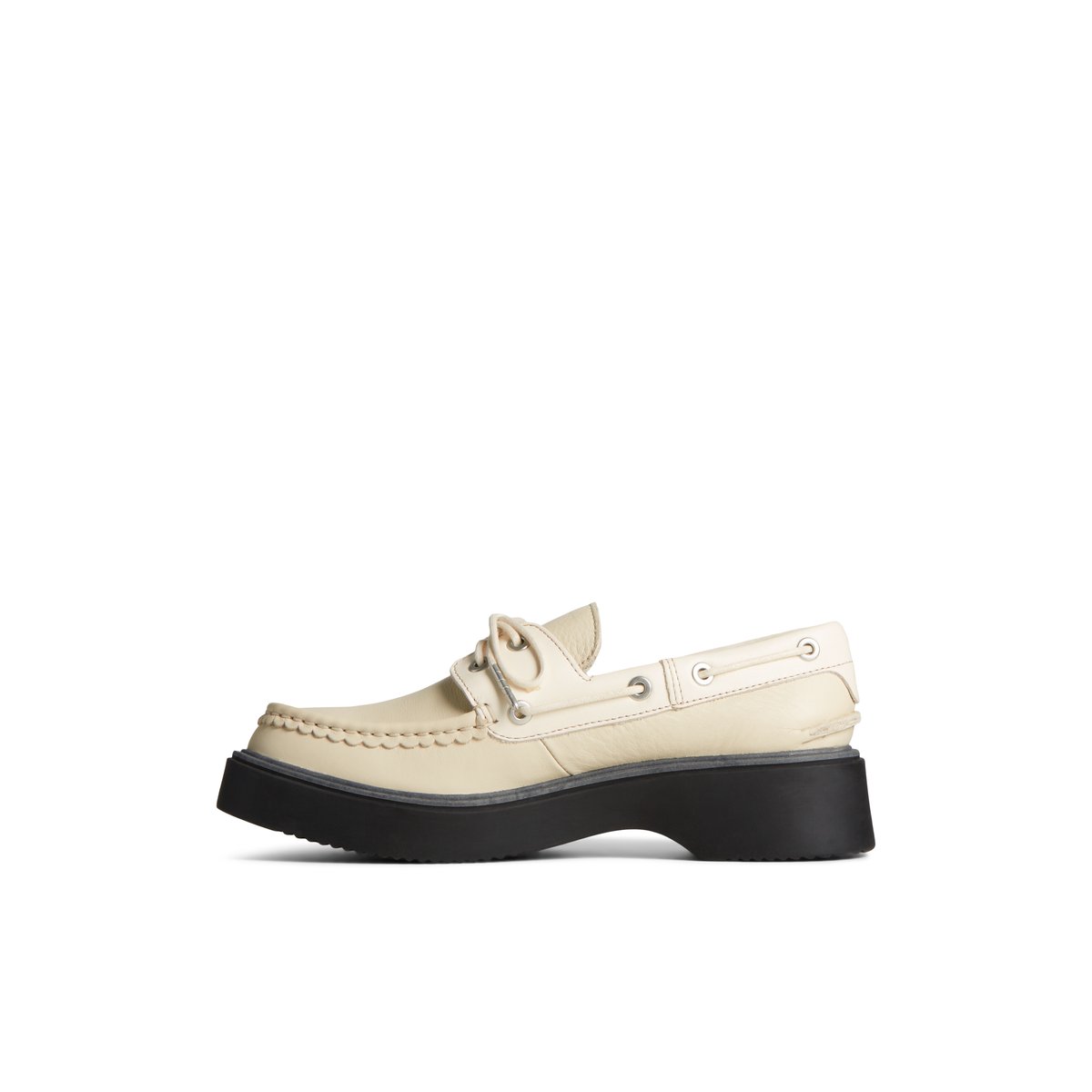 White Sperry Bayside Boat Shoes | 2097168-HZ