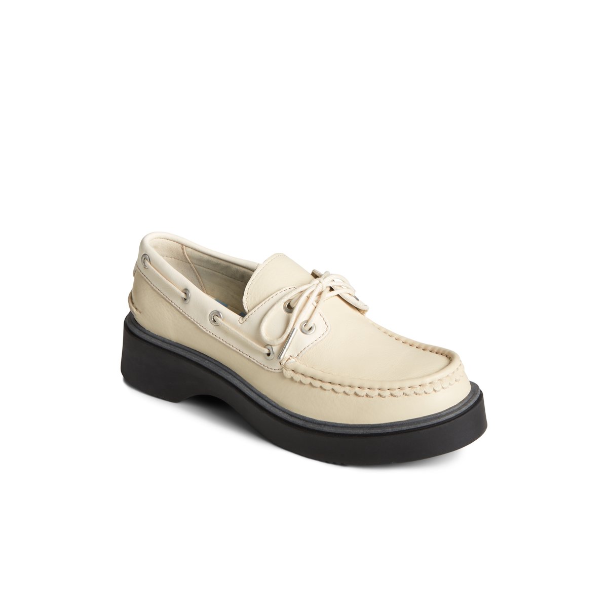 White Sperry Bayside Boat Shoes | 2097168-HZ