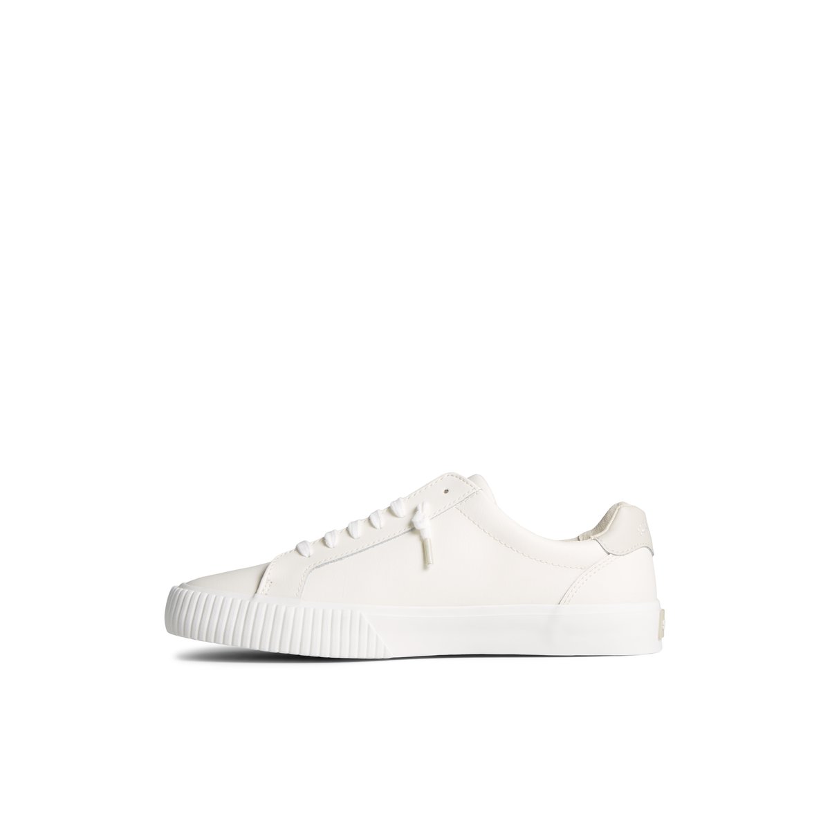 White Sperry Bermuda Leather Sneakers | 2945736-RY