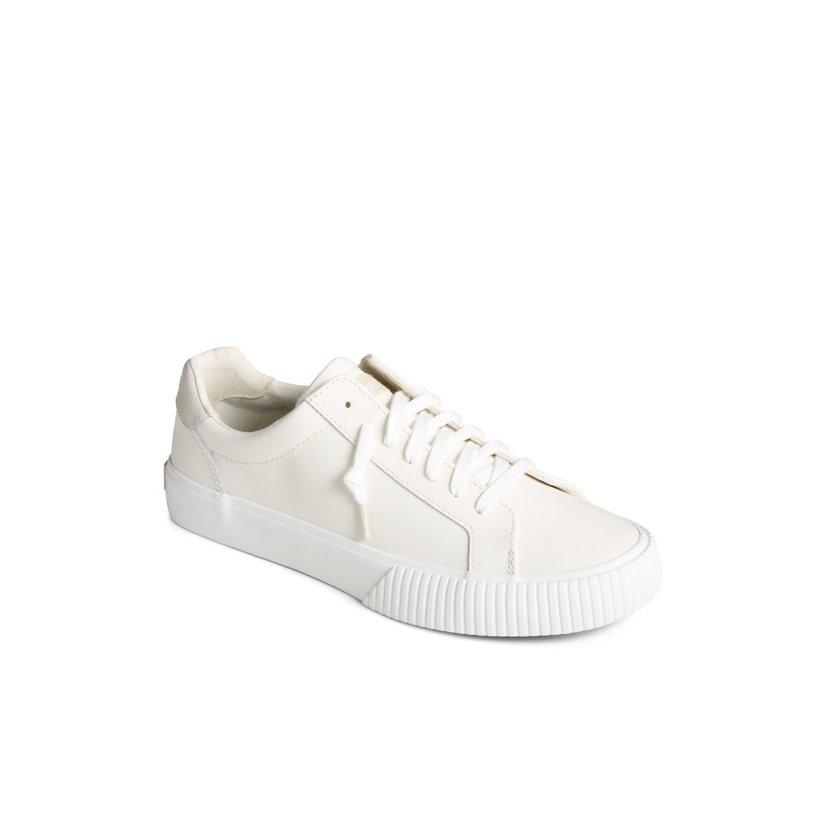 White Sperry Bermuda Leather Sneakers | 2945736-RY