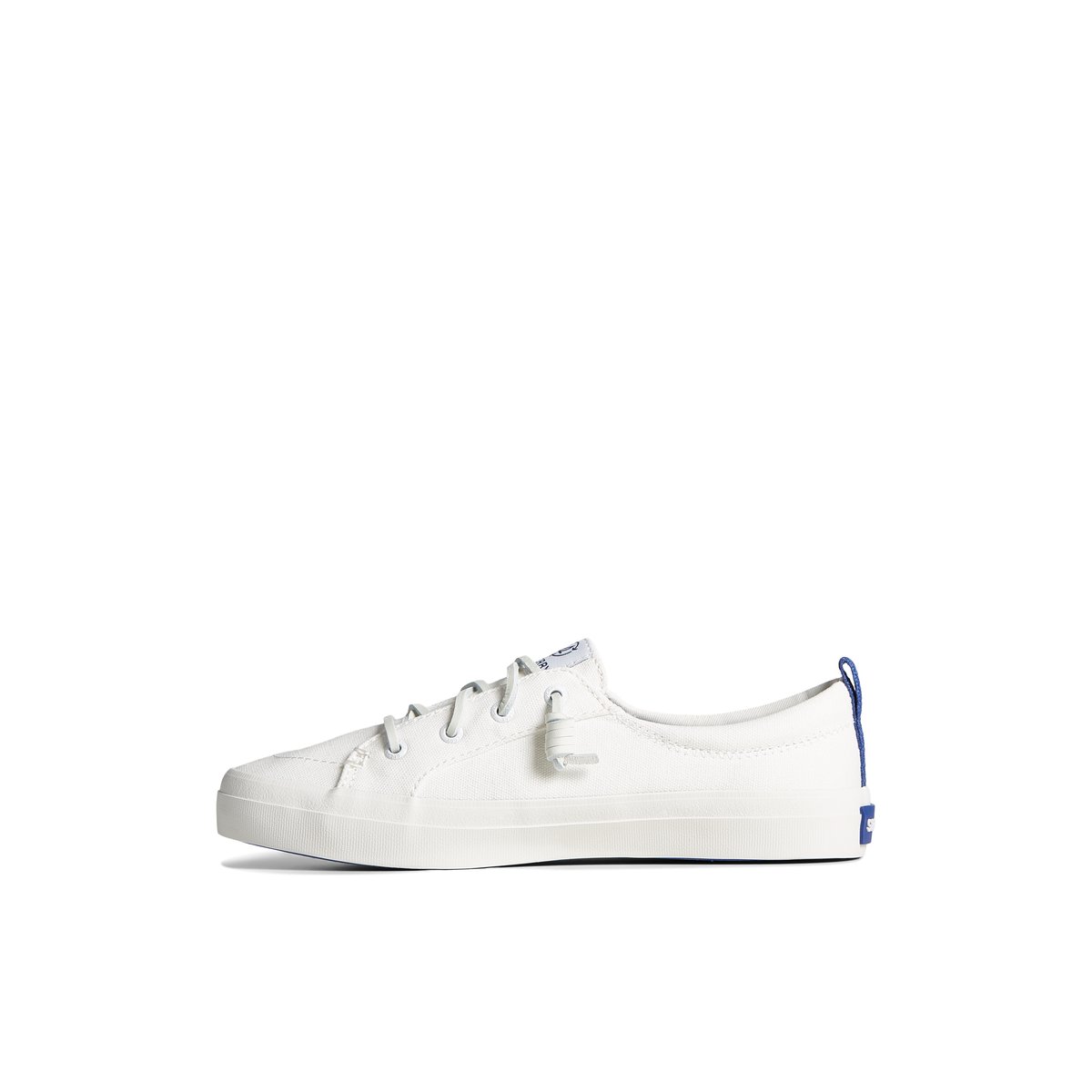 White Sperry Crest Vibe Floral Sneakers | 4621539-BN